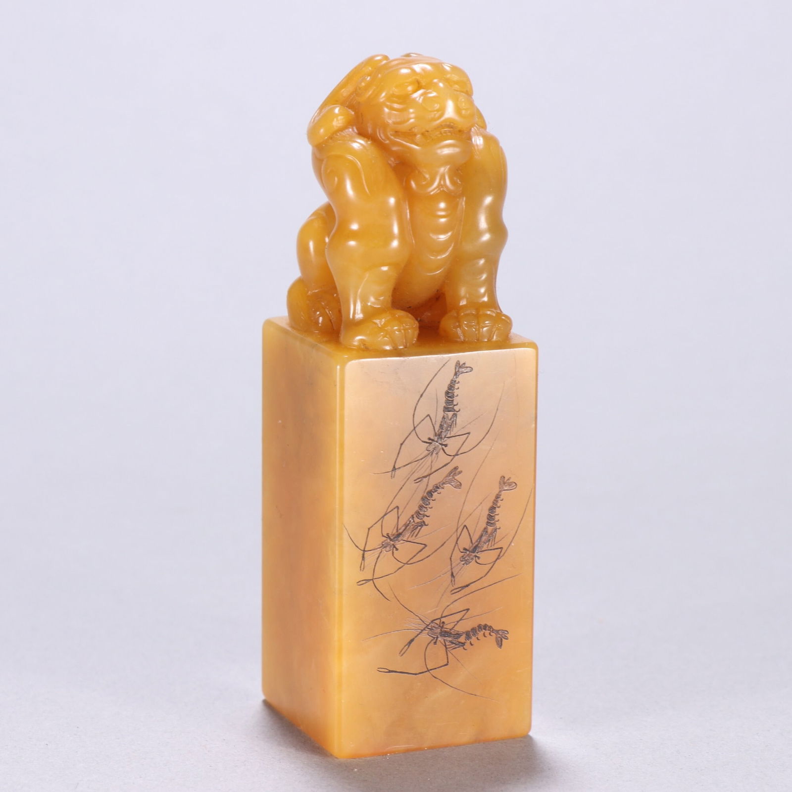 White Stone Tianhuang Stone Seal: 9.8*3.1/193.9g