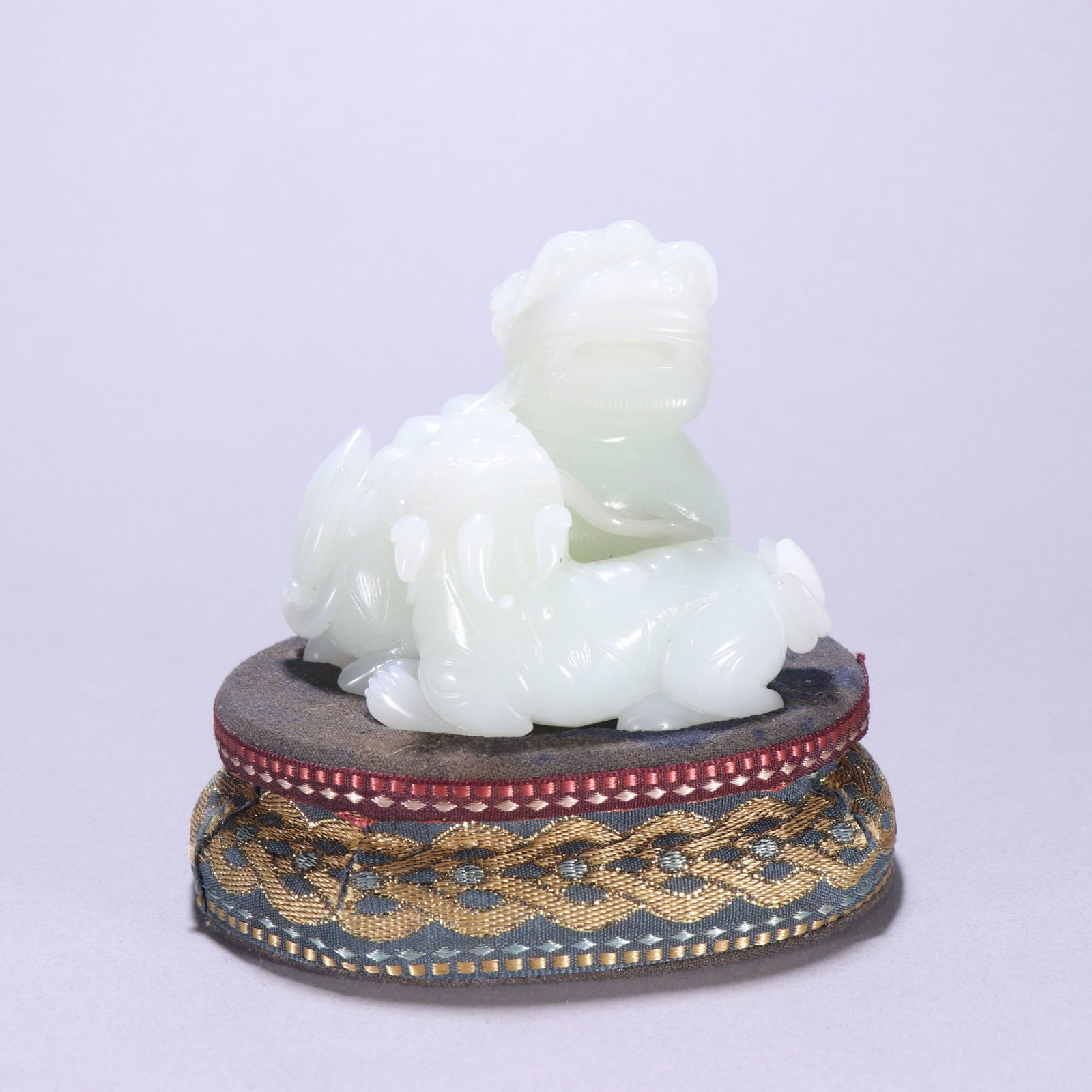 Hetian Jade Ornament: 6.8*7.5/350g