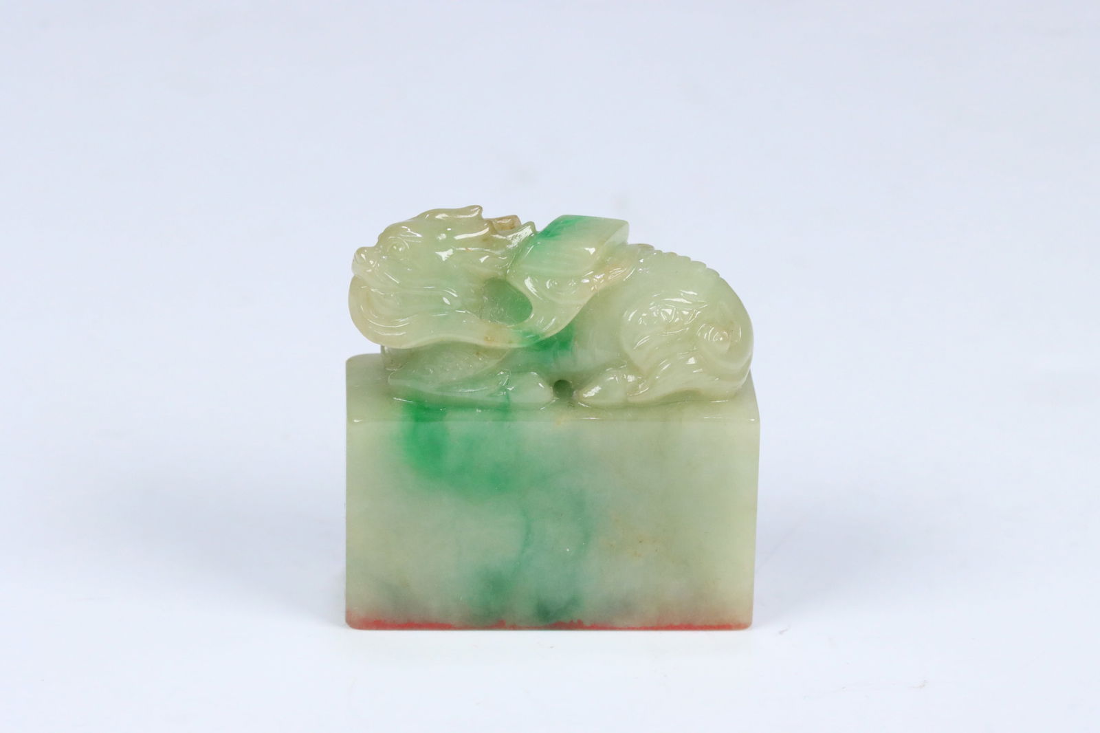 Qing Dynasty Jadeite Seal (1 of 3)