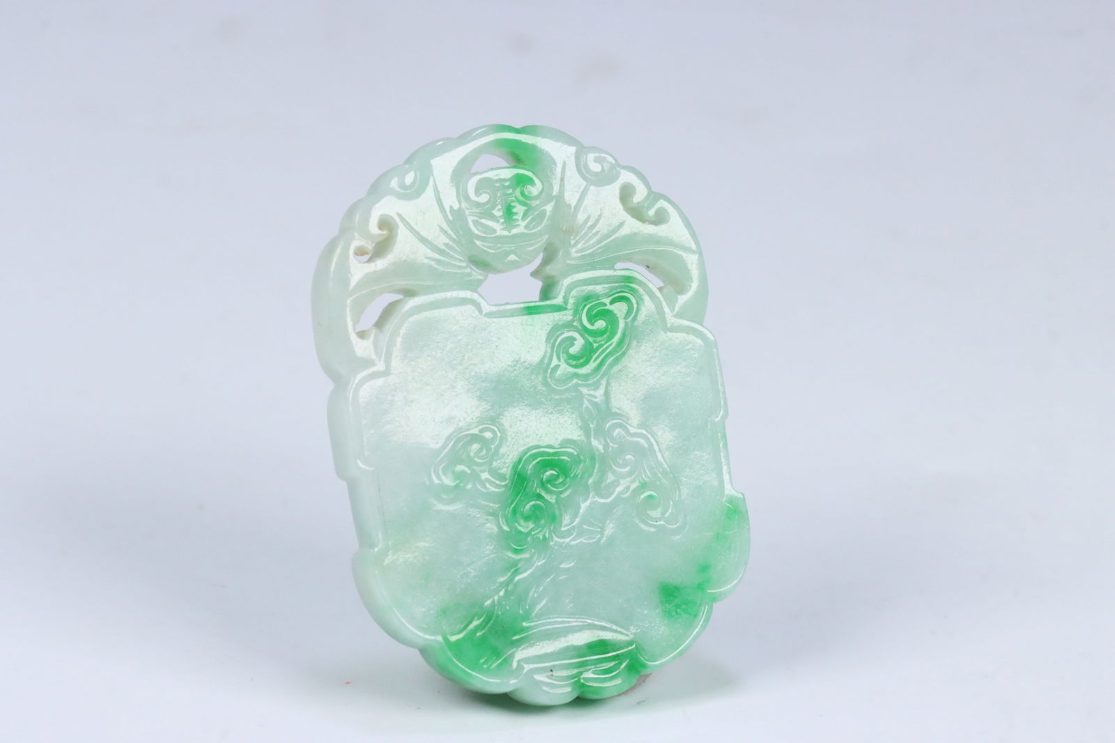 Qing Dynasty Jadeite Plaque (1 of 2)