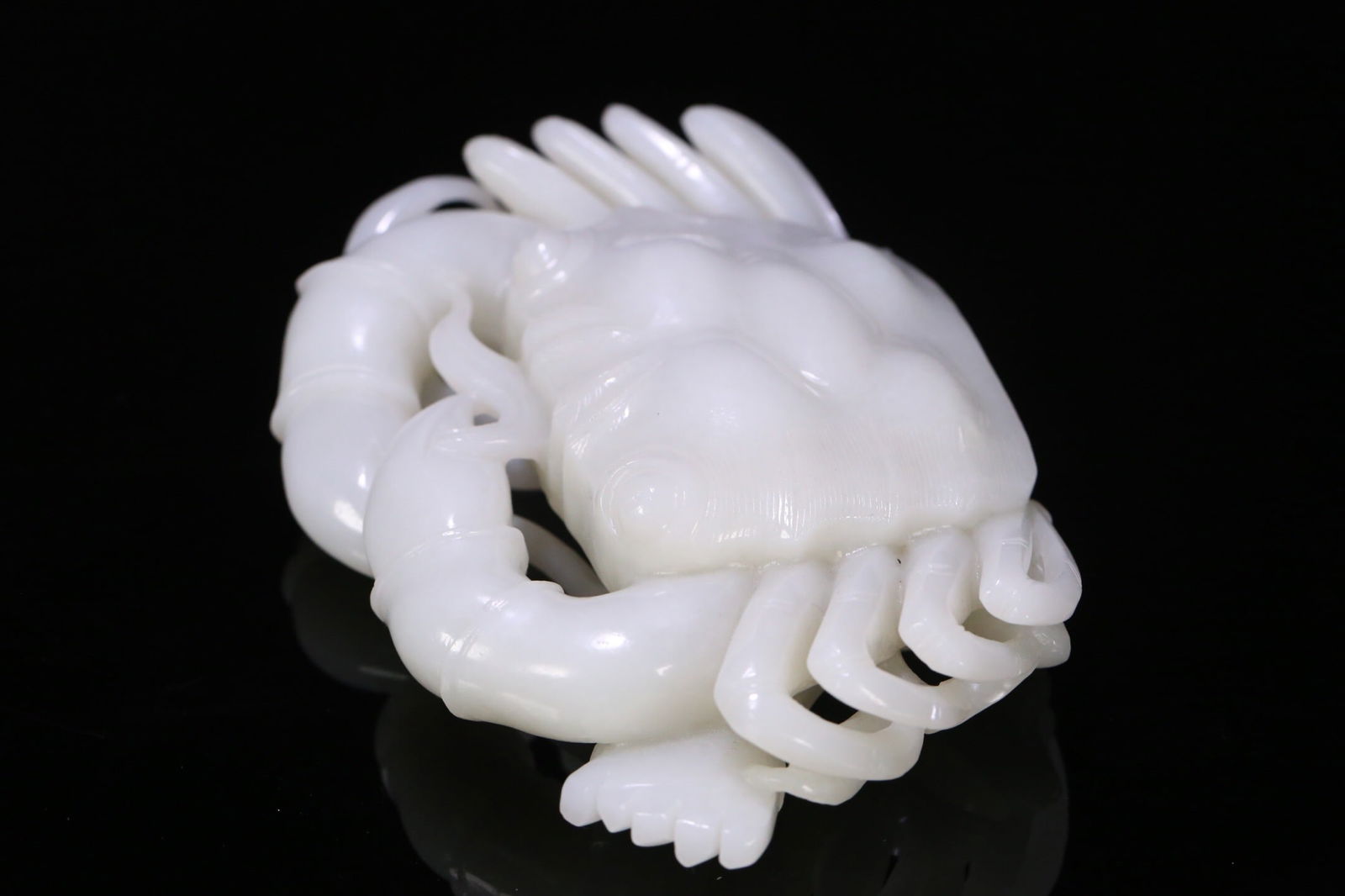 Qing Dynasty Hetian White Jade Ornament (1 of 3)