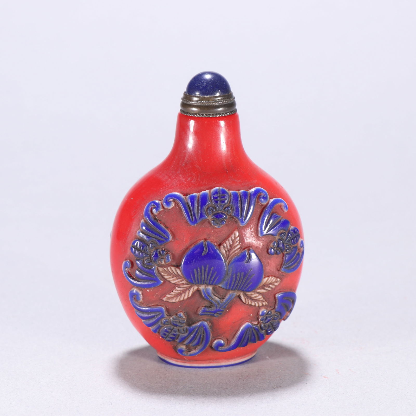 Qing Dynasty Glass Snuff Bottle (1 of 3)