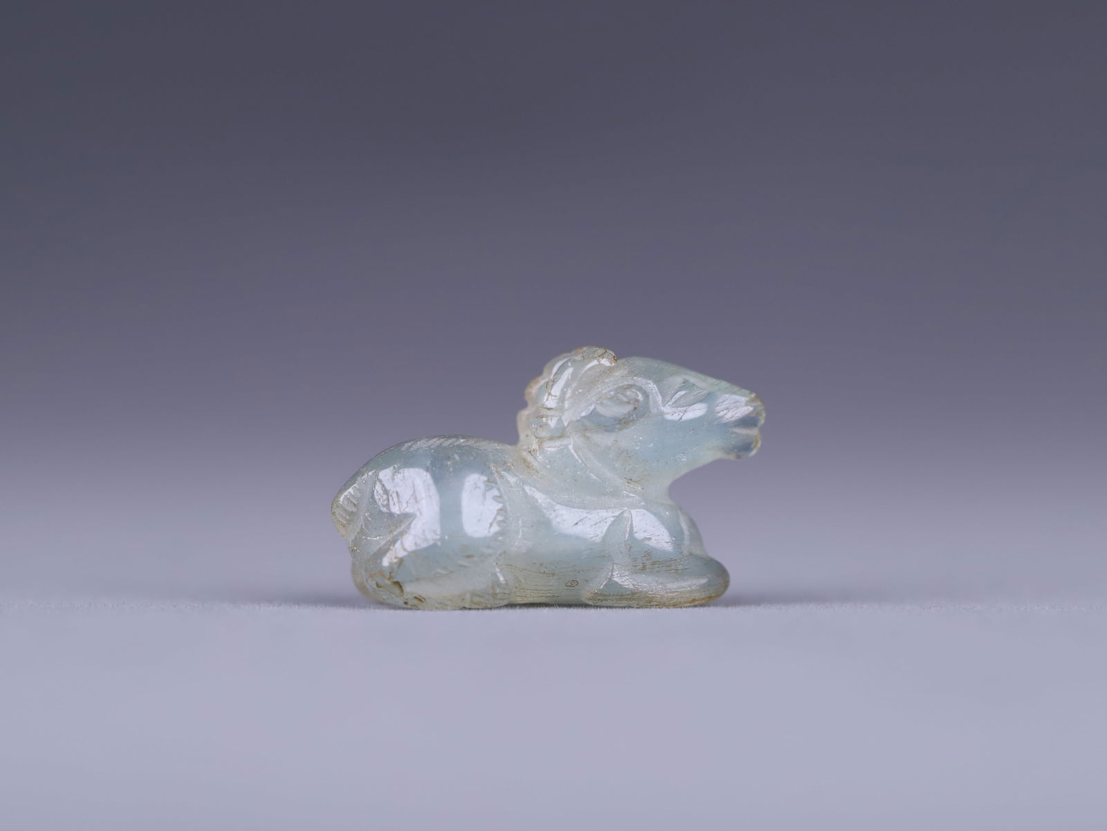 Qing Dynasty Aquamarine Pendant (1 of 3)
