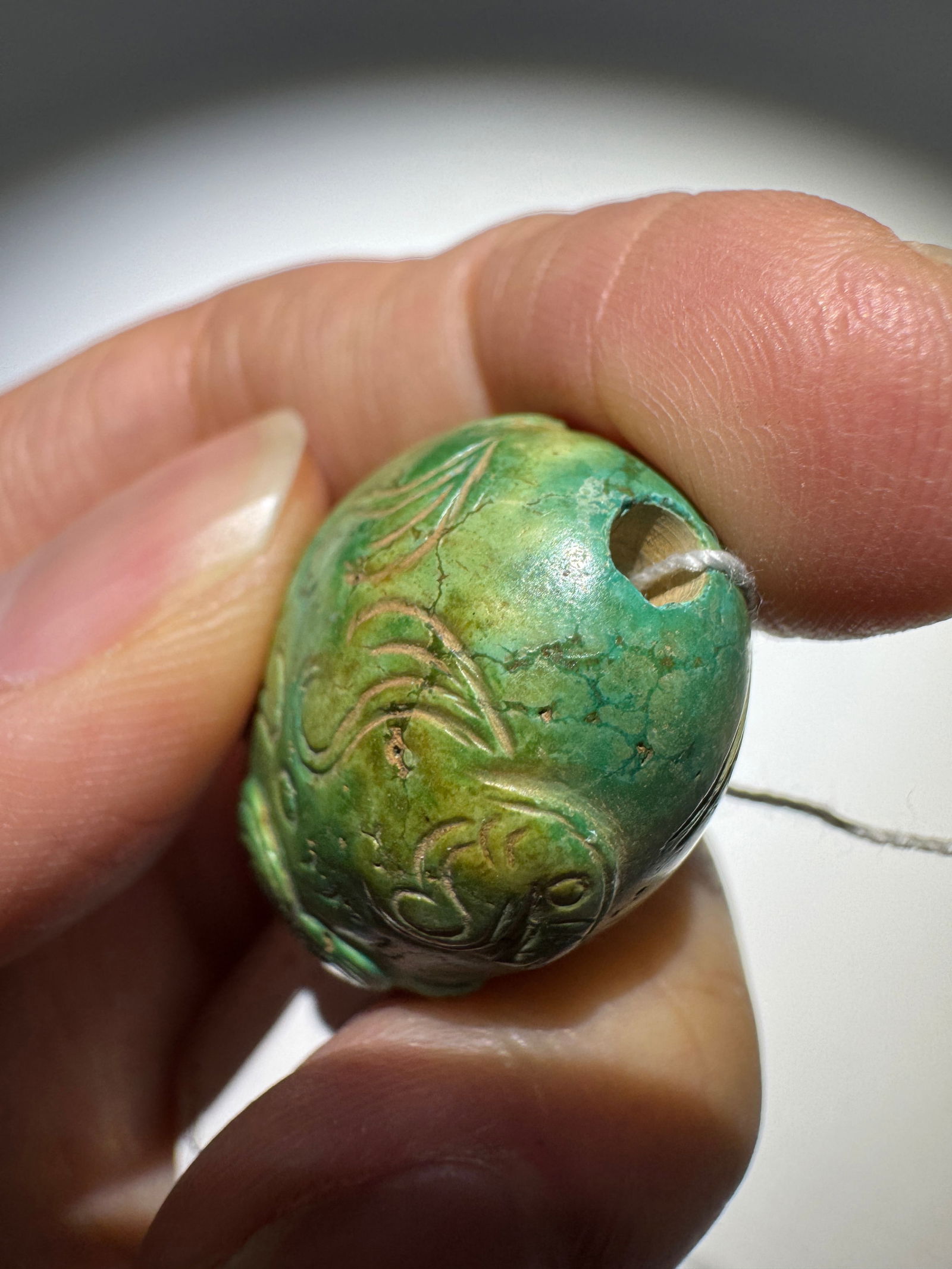 Pine stone pendant - 4