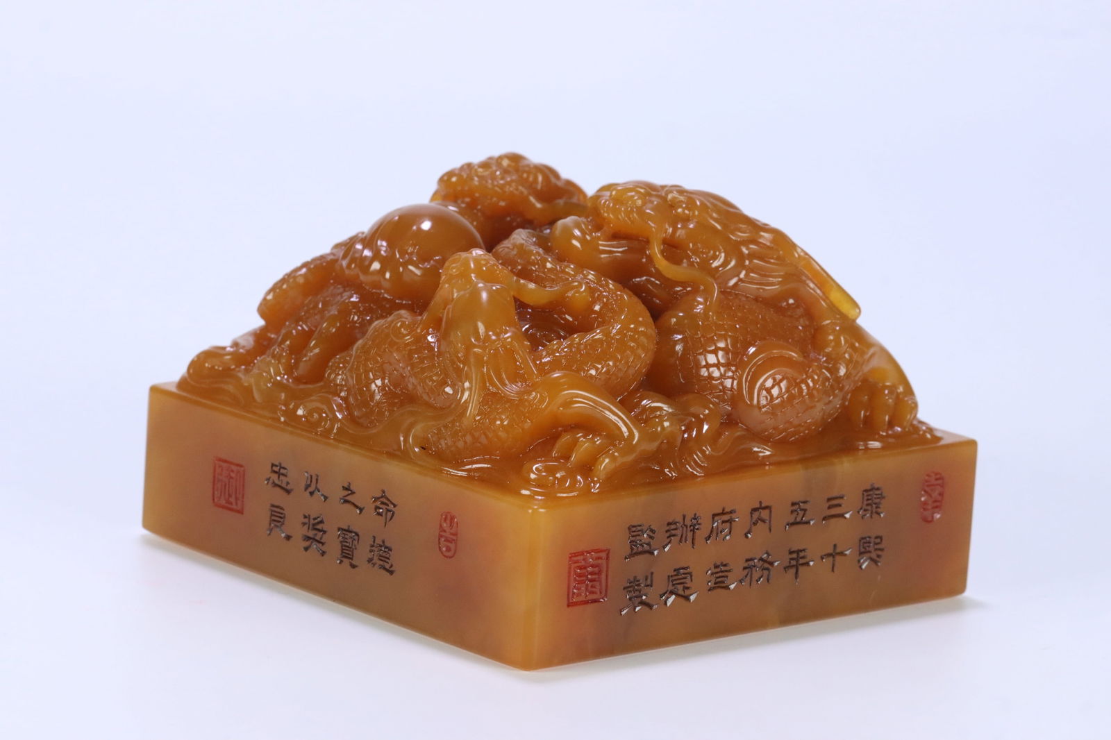 Kang-xi mark tianhuang stone seal: 6.5*9.55*9.6/1023g