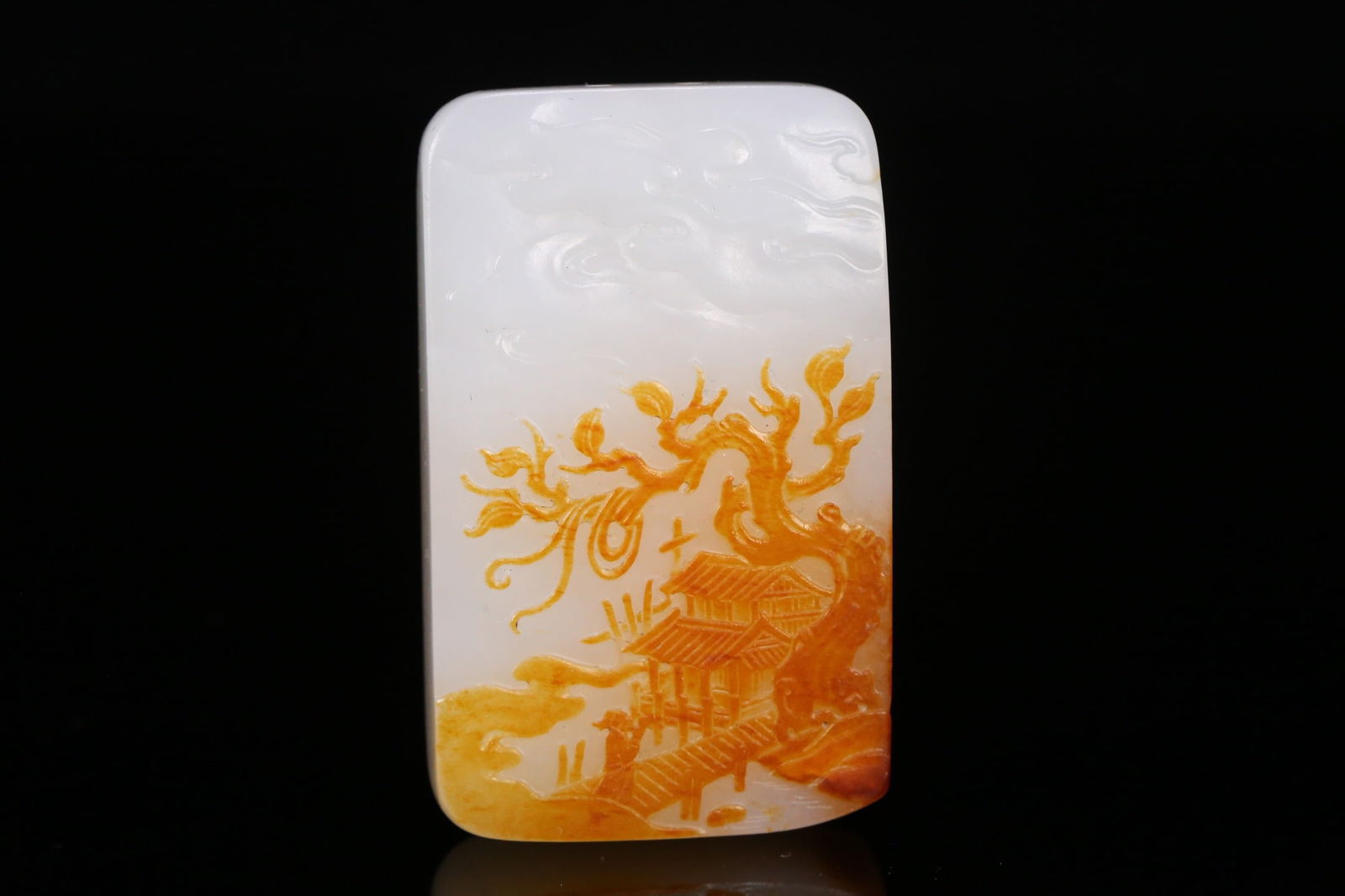 Hotan Jade Seed Brand: 3.8*6.2*1.3/79g