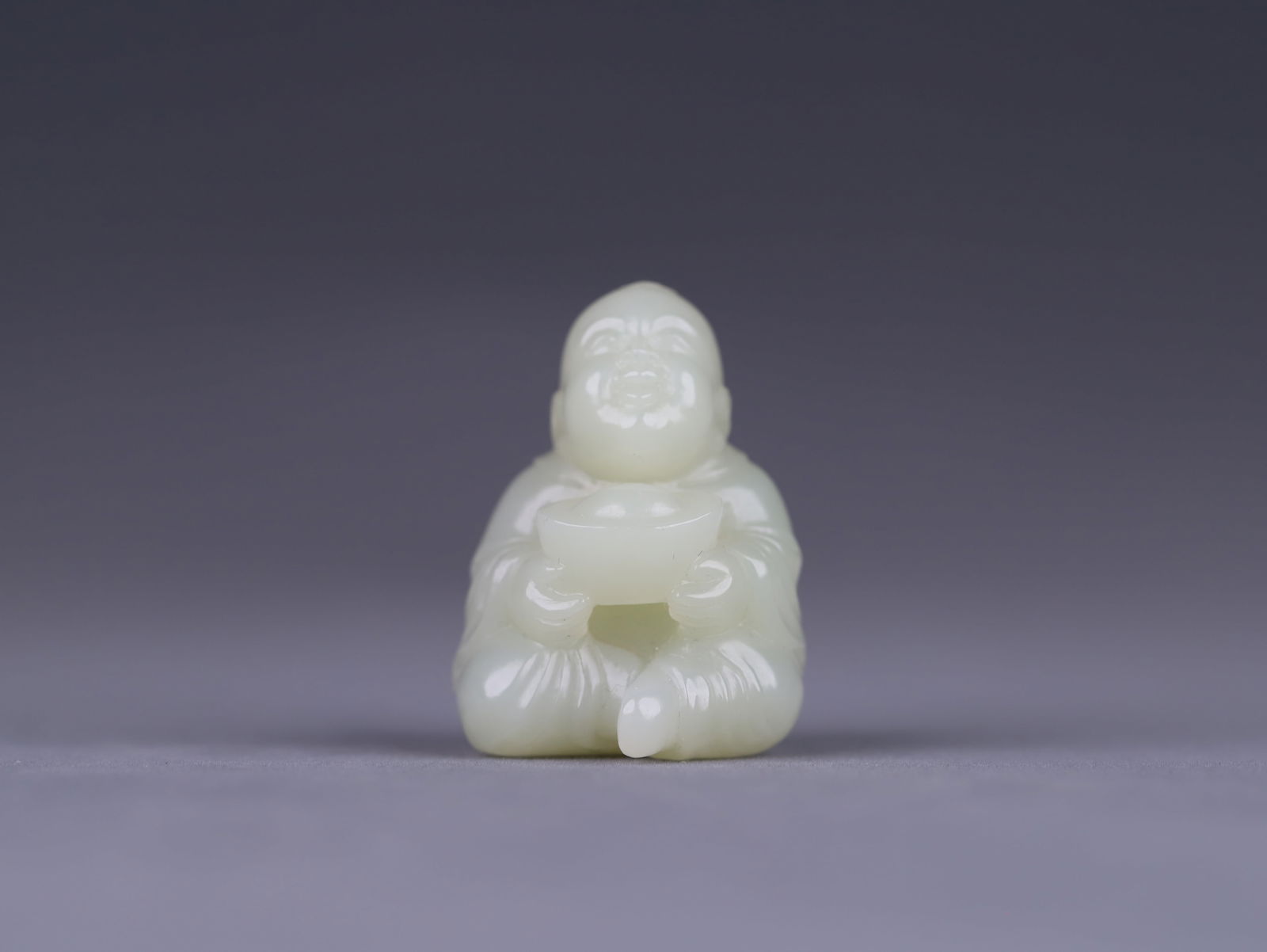 Qing Dynasty Hetian Jade Carving: 4.1*3.1*3/44.2g