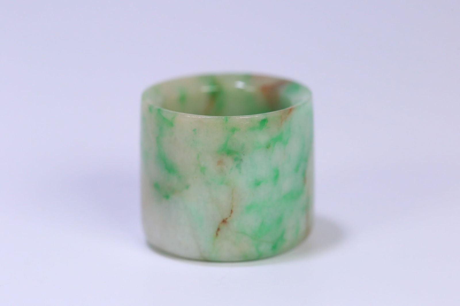 Qing Dynasty Jadeite Thumb Ring (1 of 3)