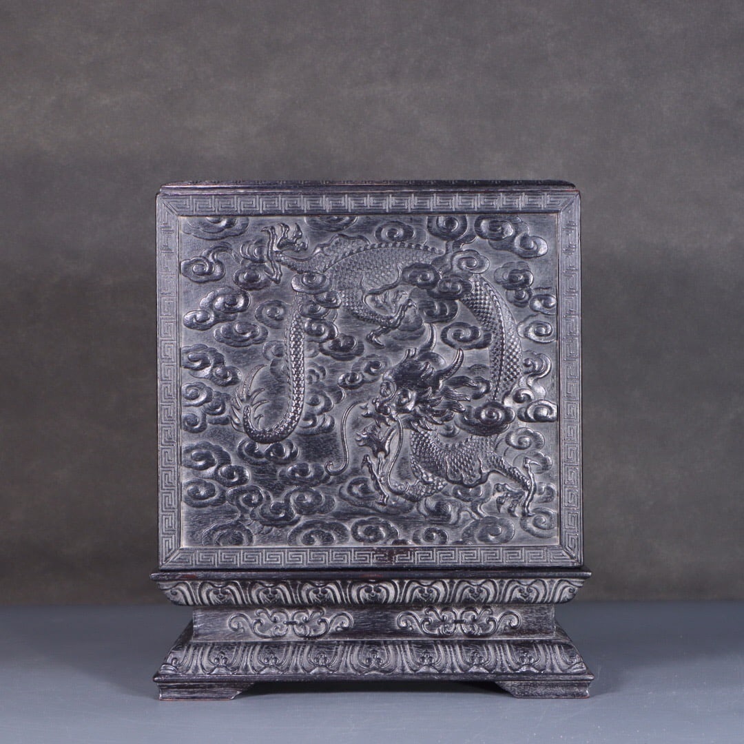 Rosewood Seal Box: 21*21*24.8/2013g