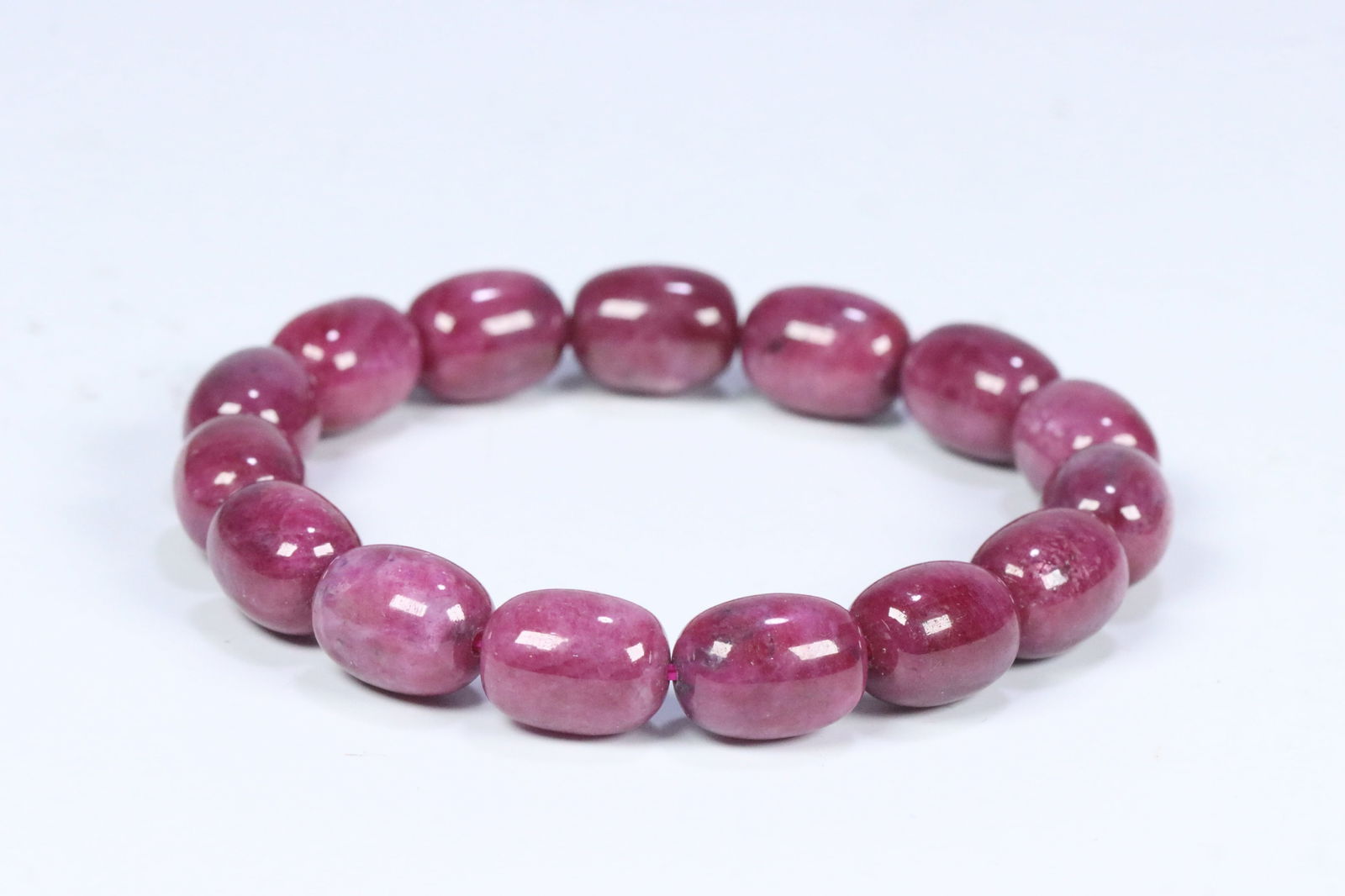 A ruby ?? bracelet from the Qing Dynasty: 1*1.3/50g