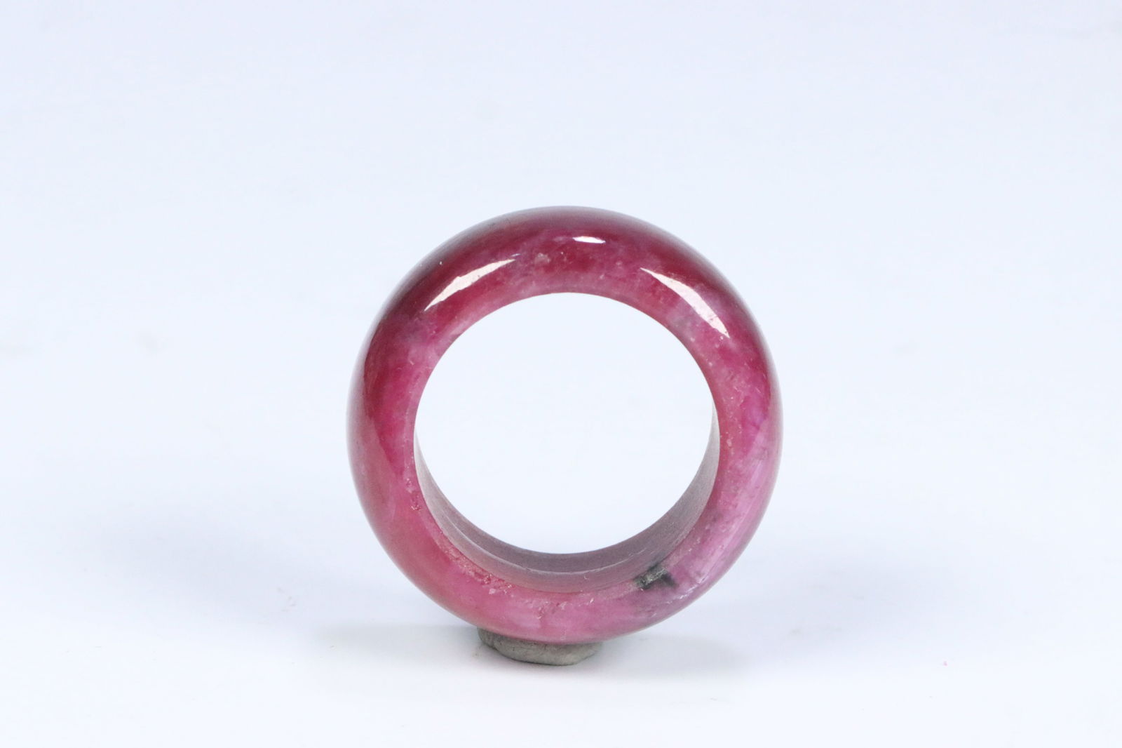 Qing Dynasty Ruby Ring: 3.3*2.2*1.4/20.7g