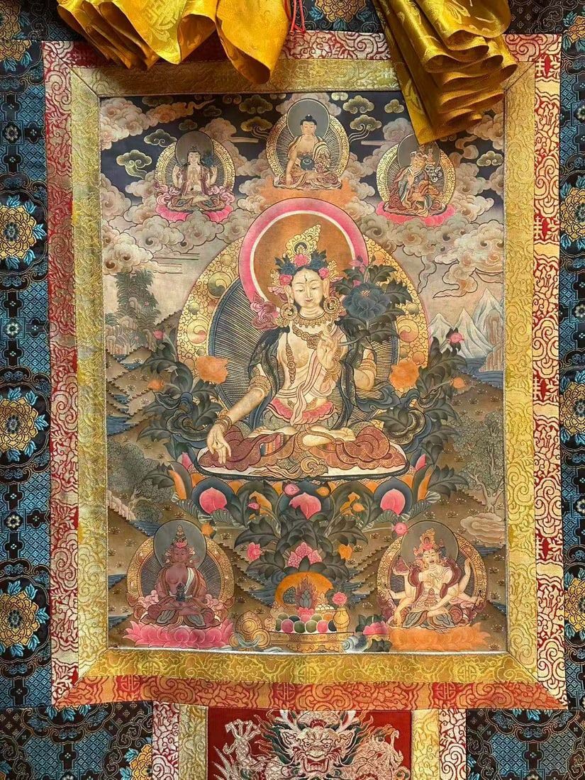 Mineral Painted Thangka (1 of 1)