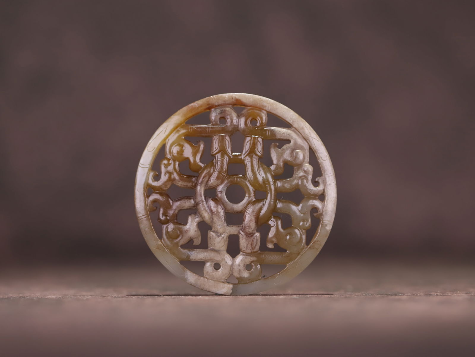 Han Dynasty jade disc - 2