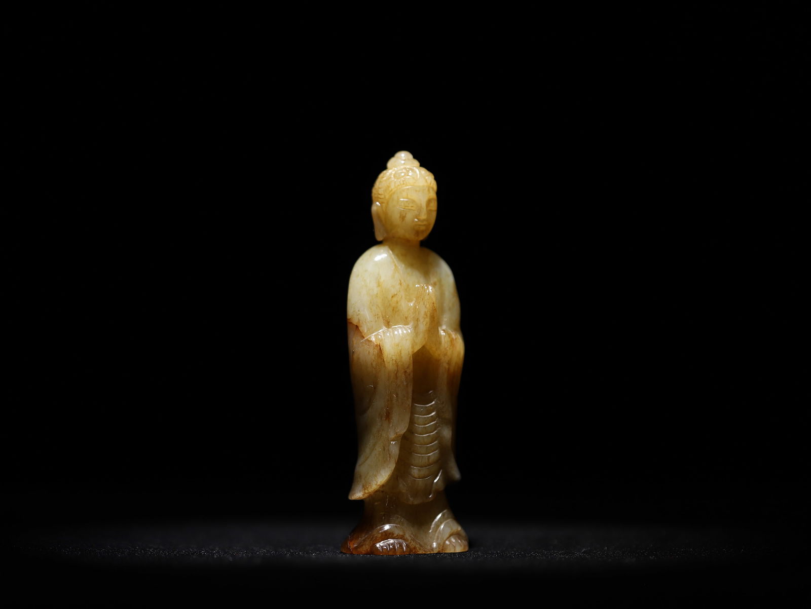 Qing Dynasty Hetian Jade Pebble Ornament: 11.3*3.7*2.5/139.6g