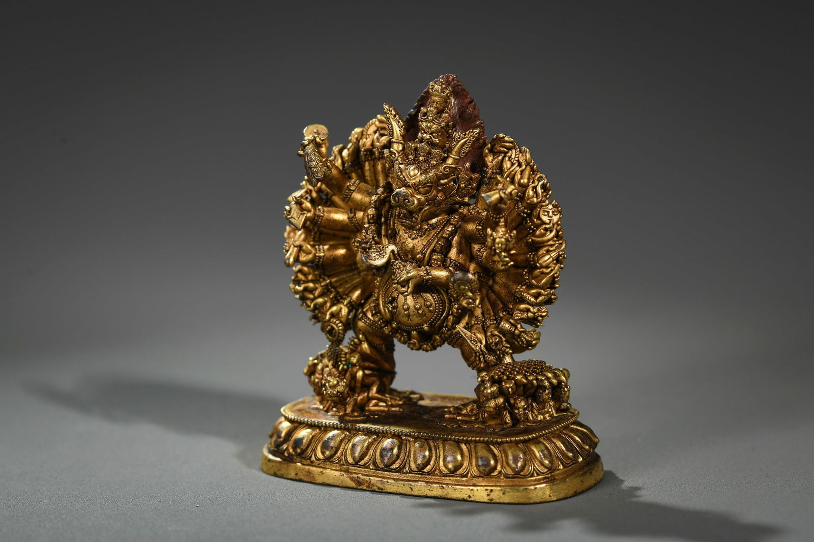 Qing Dynasty Tibetan Buddhist Gilt Bronze Buddha Statue (1 of 1)