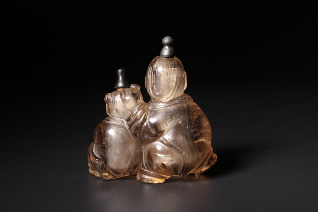 Crystal Snuff Bottle - 2