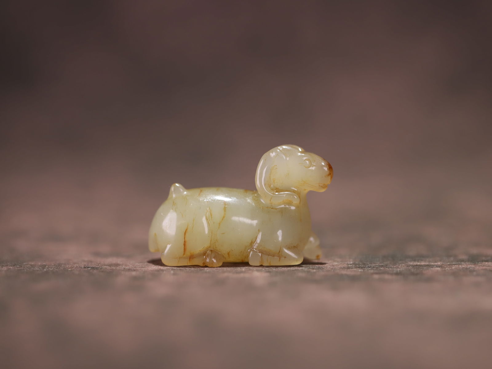 Qing Dynasty Hetian Jade Carving: 2.1*3*1.3/10.3g