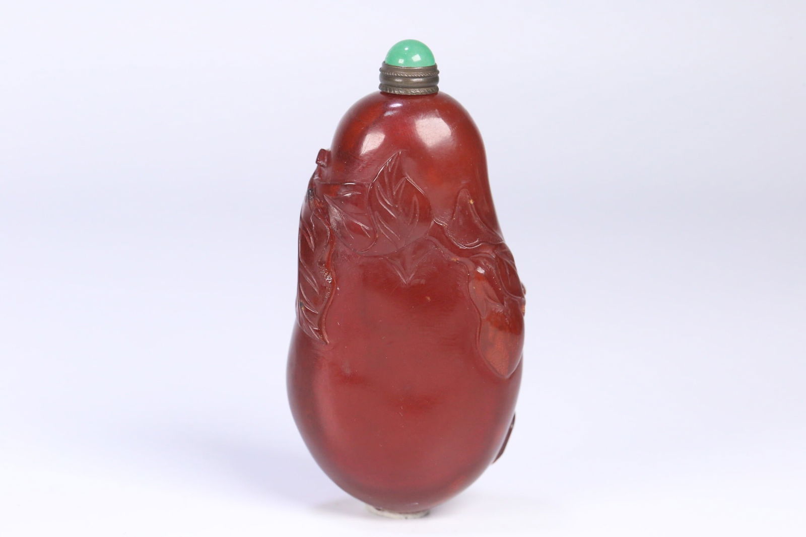 Amber snuff bottle - 2