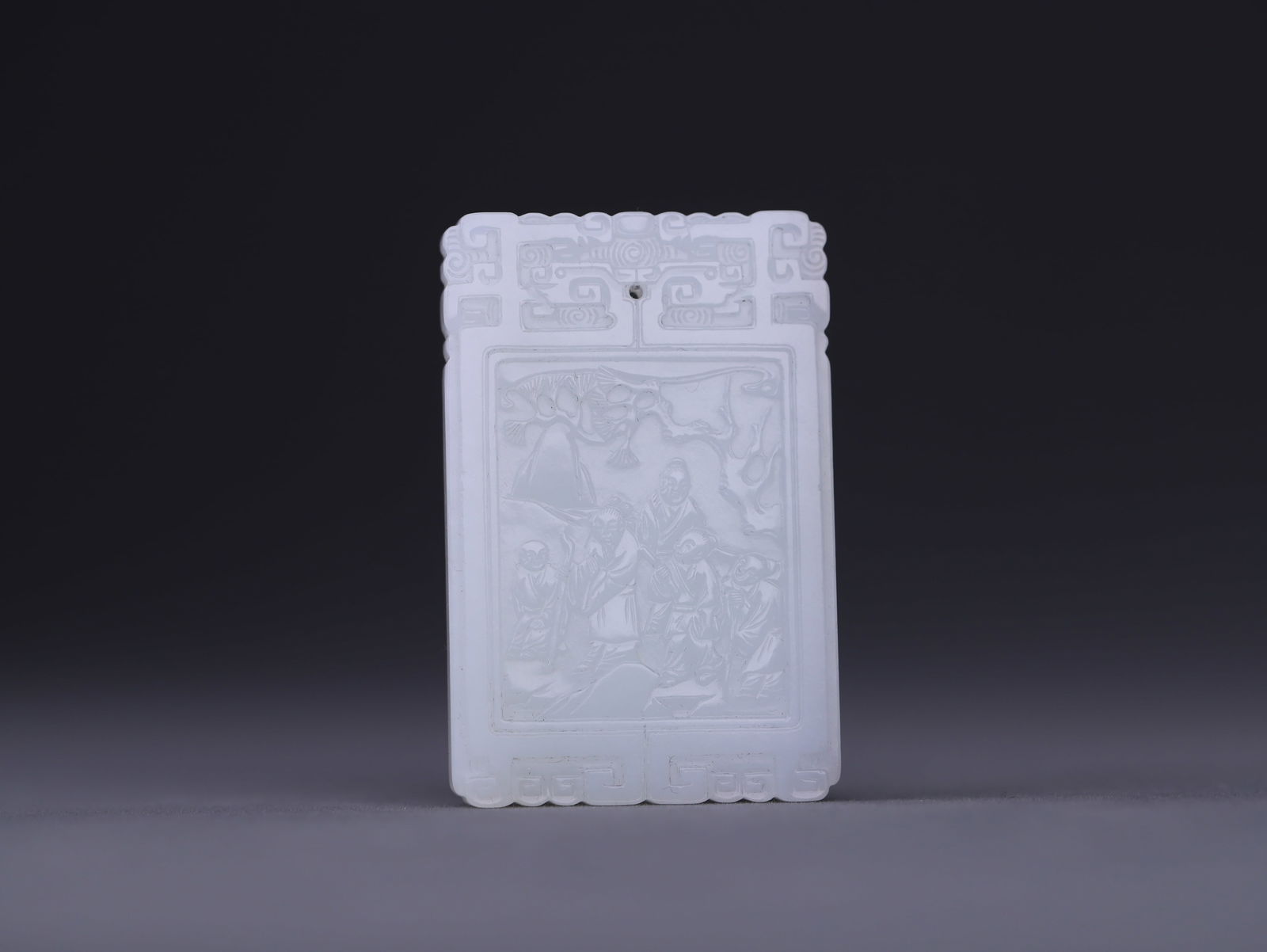 Qing Dynasty Hetian jade plaque (1 of 2)