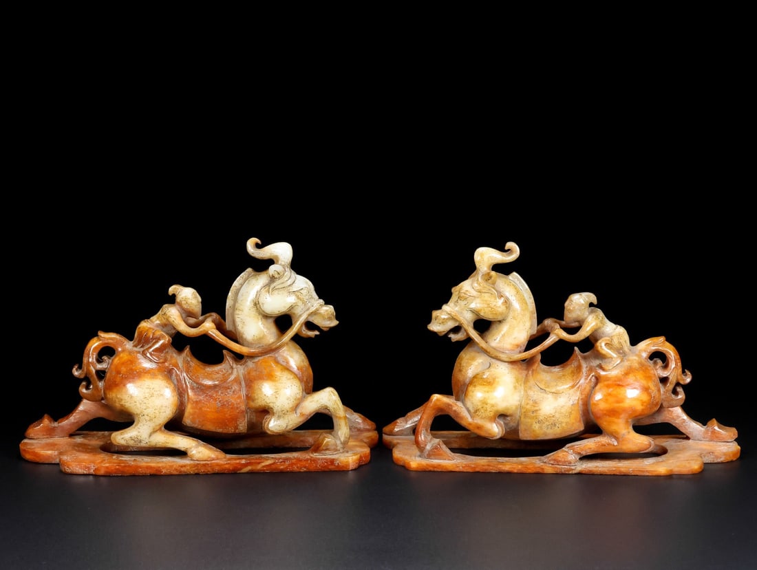 A Pair of Hetian Jade Ornaments (1 of 1)