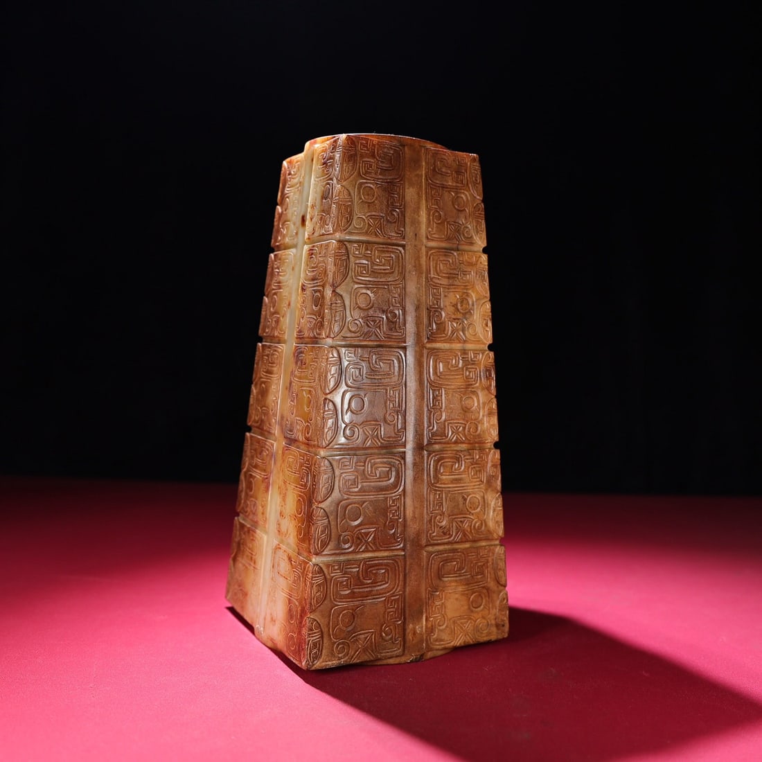 Hetian Jade Cong: 26.2*12*11.6