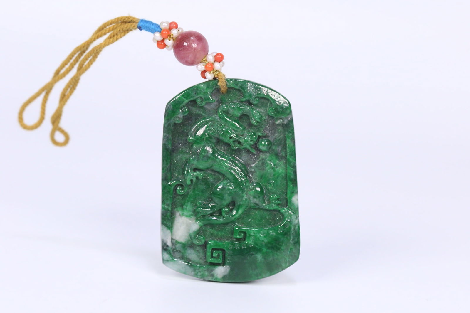 Jadeite Plaque: 5.1*3.5*0.6/20g