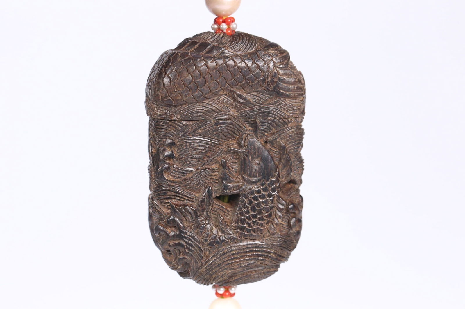 Qing Dynasty Agarwood Sachet: 7.2*4.5*2.1/44g