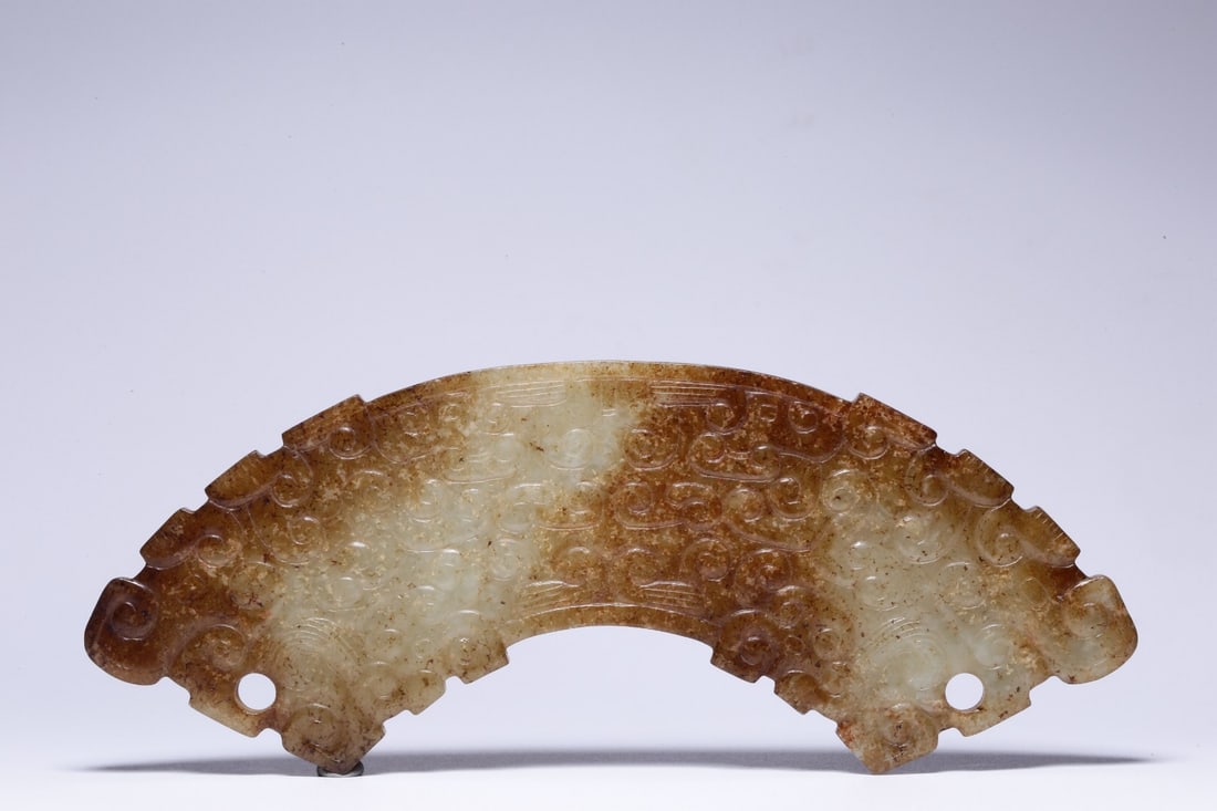 Jade Huang (Pre-Ming Dynasty): 4.6*16*0.5/82g