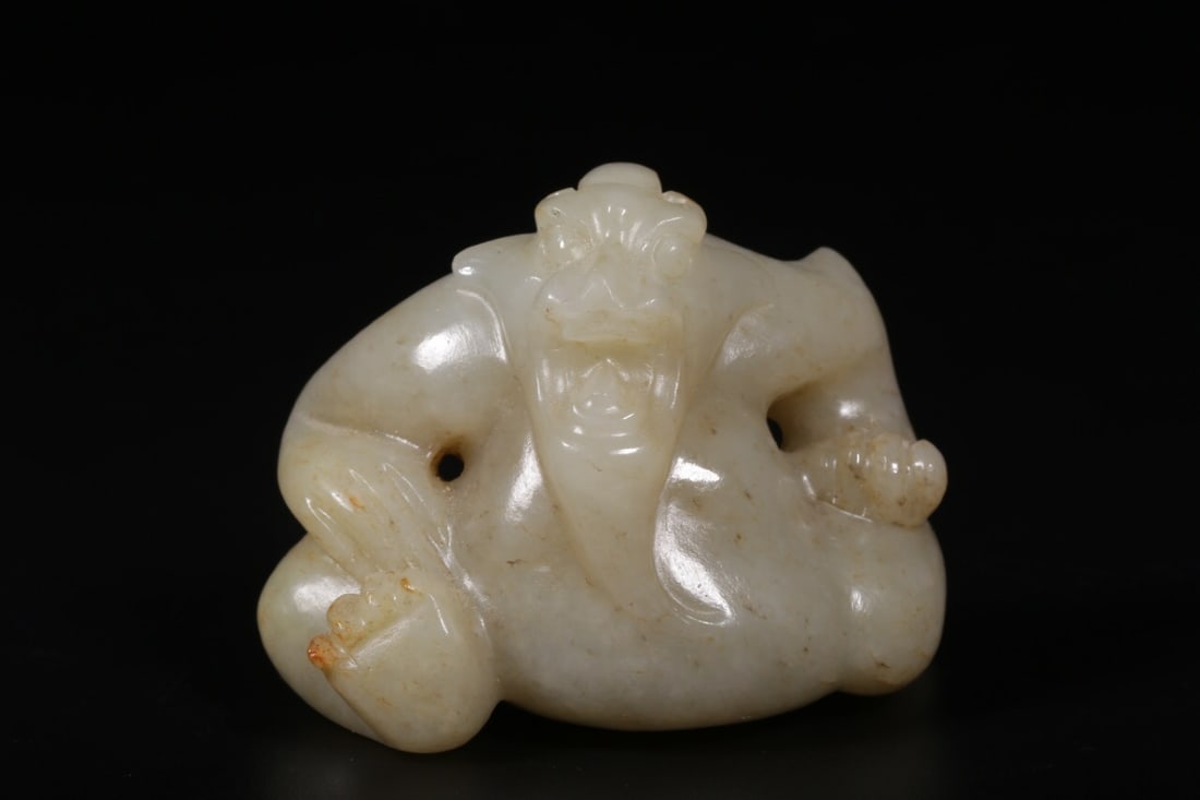Qing Dynasty Hetian Jade Handheld Piece (1 of 2)