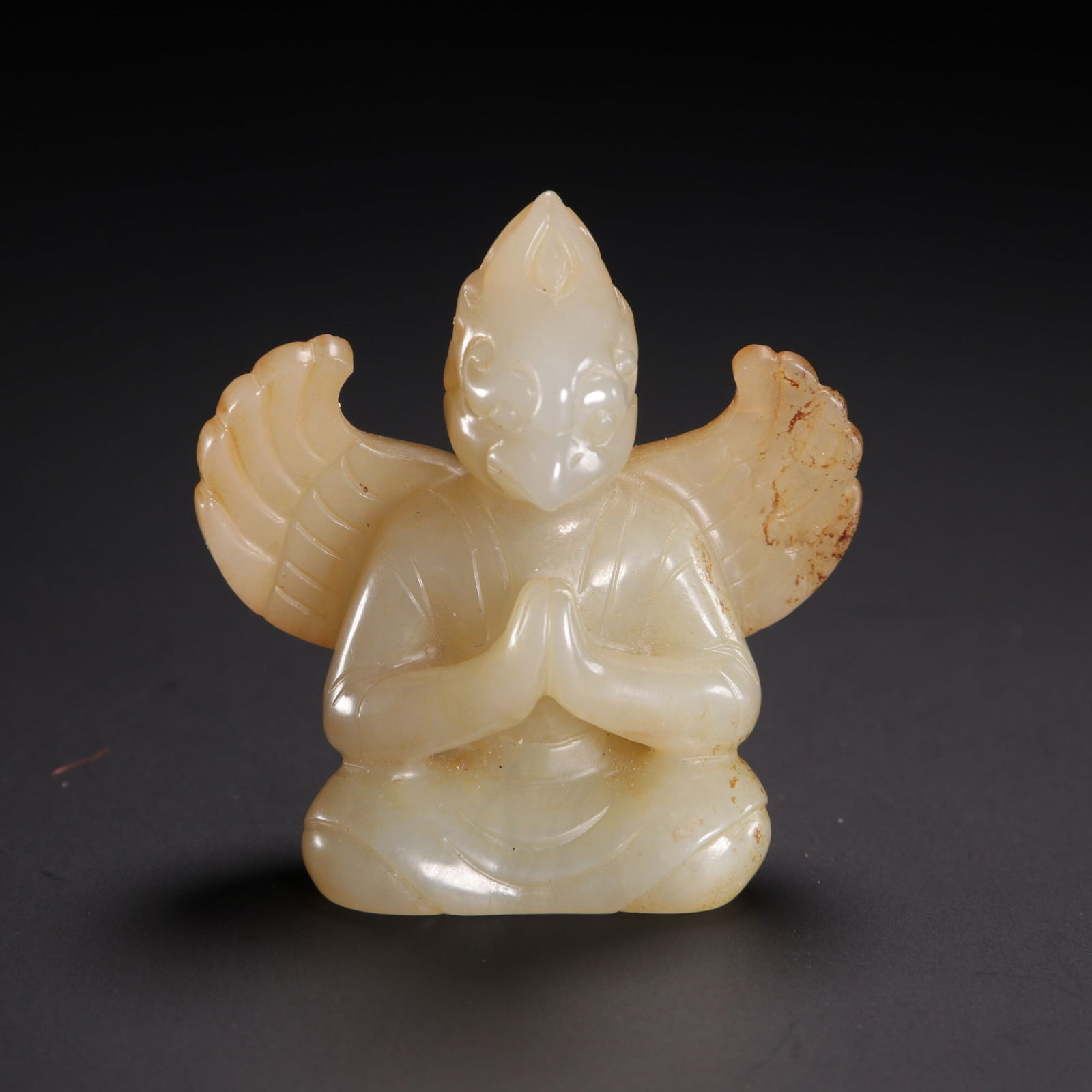 Ming Dynasty Hetian White Jade Carving (1 of 2)