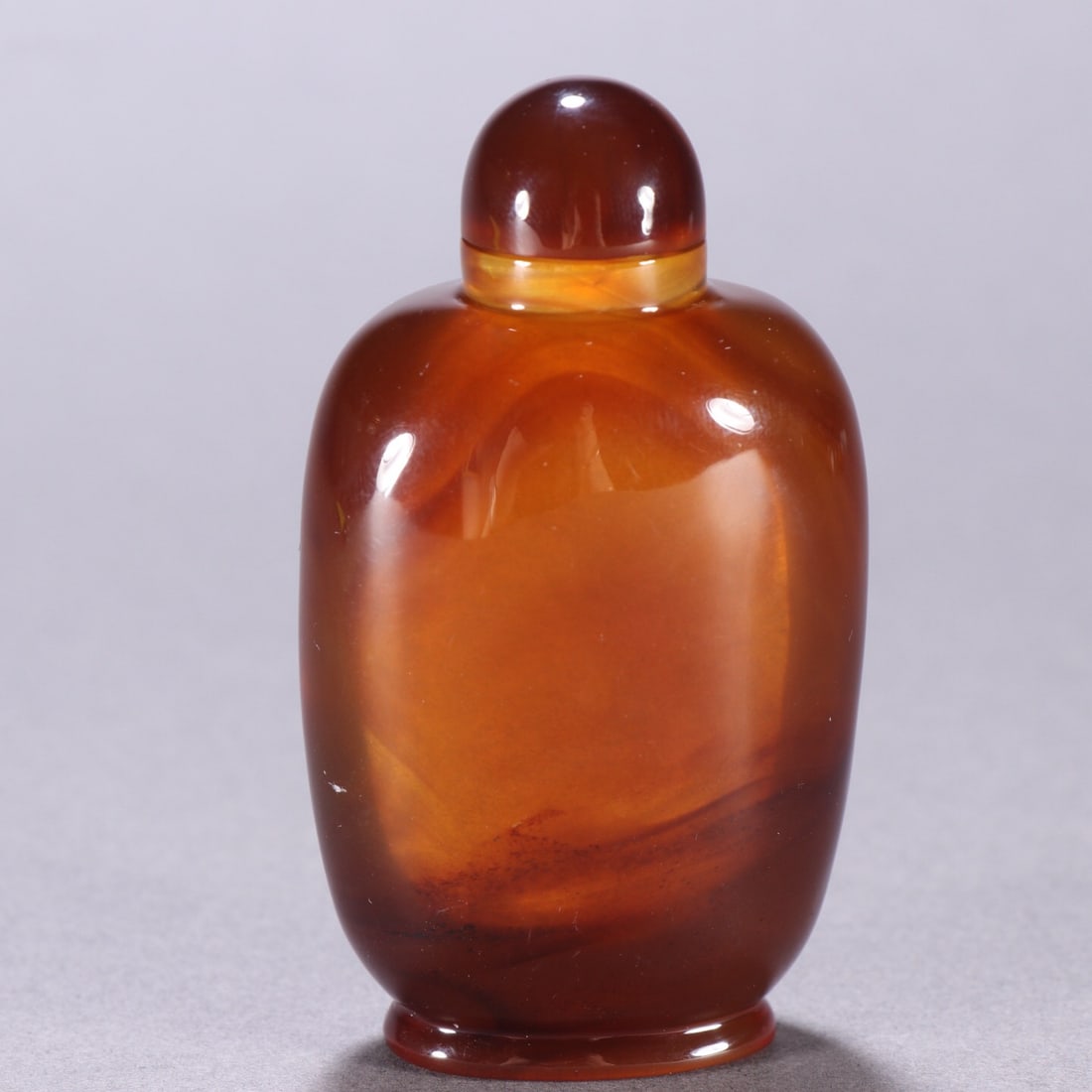 Amber snuff bottle - 2