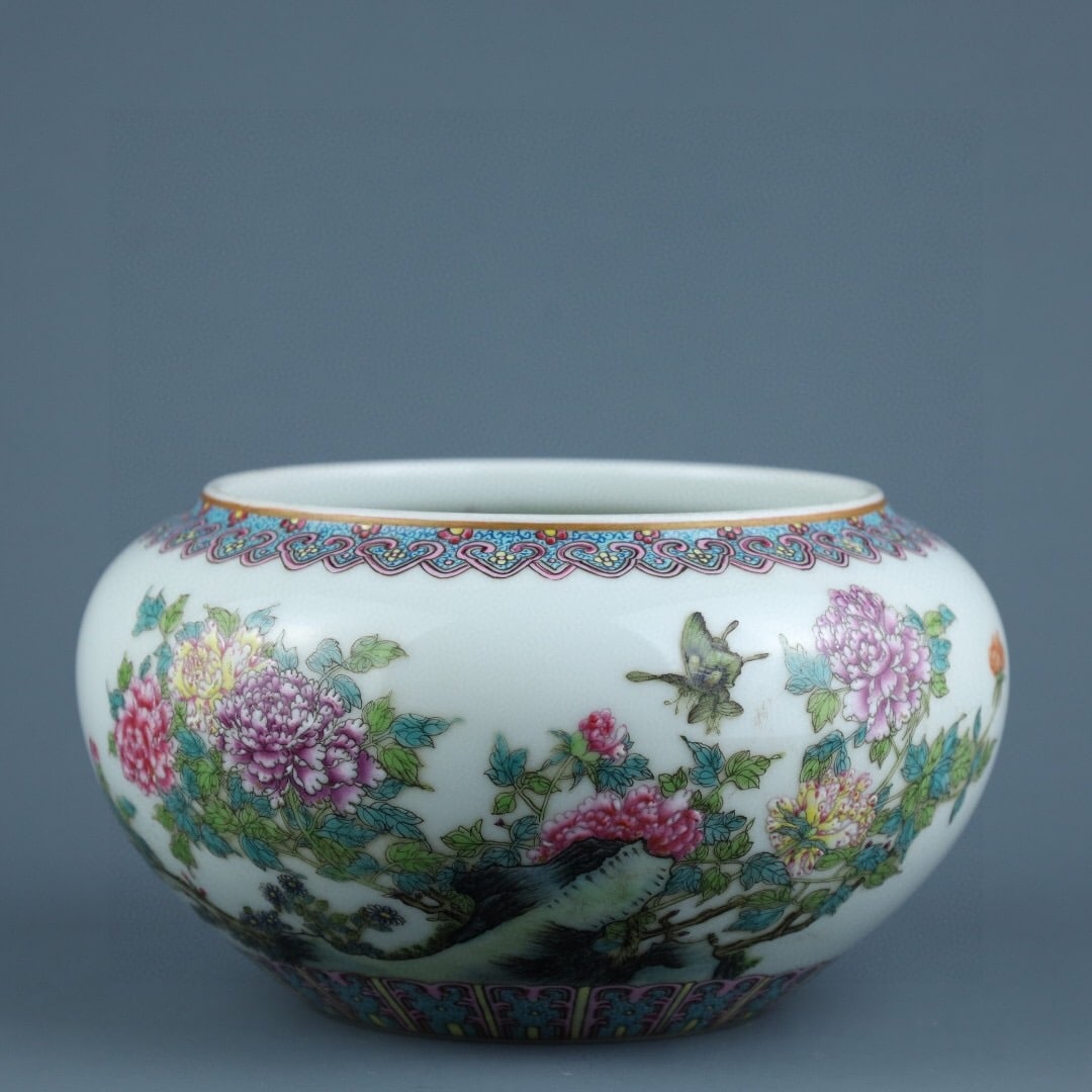 Yongzheng -mark enamel pen wash: 9.4*12*17