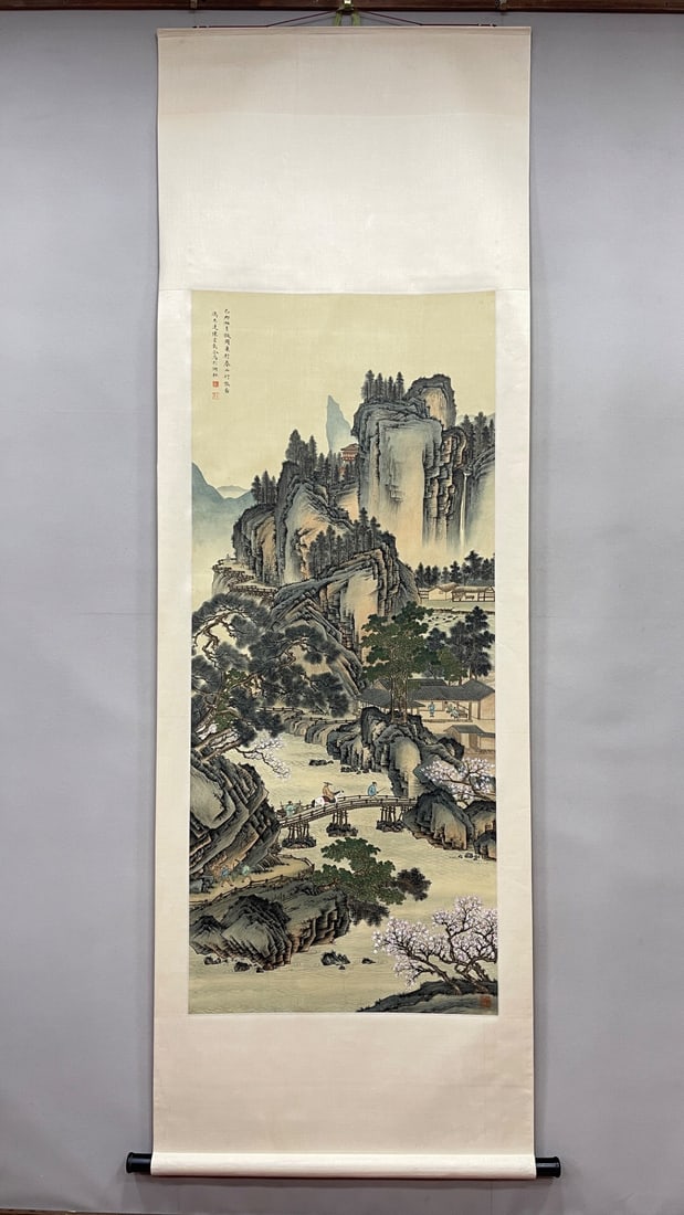 Chen Shaomei Mark Paper Hanging Scroll (1 of 1)