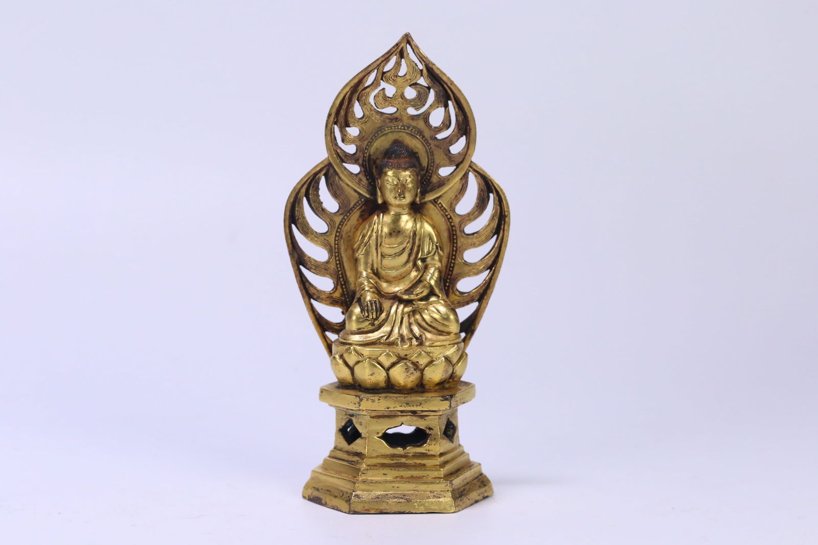 Tang Dynasty Gilt Bronze Buddha Statue (1 of 3)