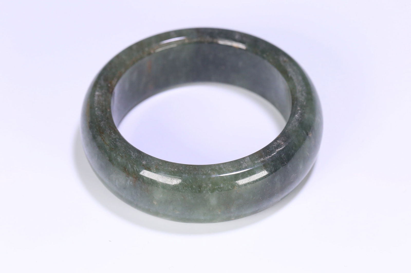 Hetian Jade Wide Bracelet (1 of 1)