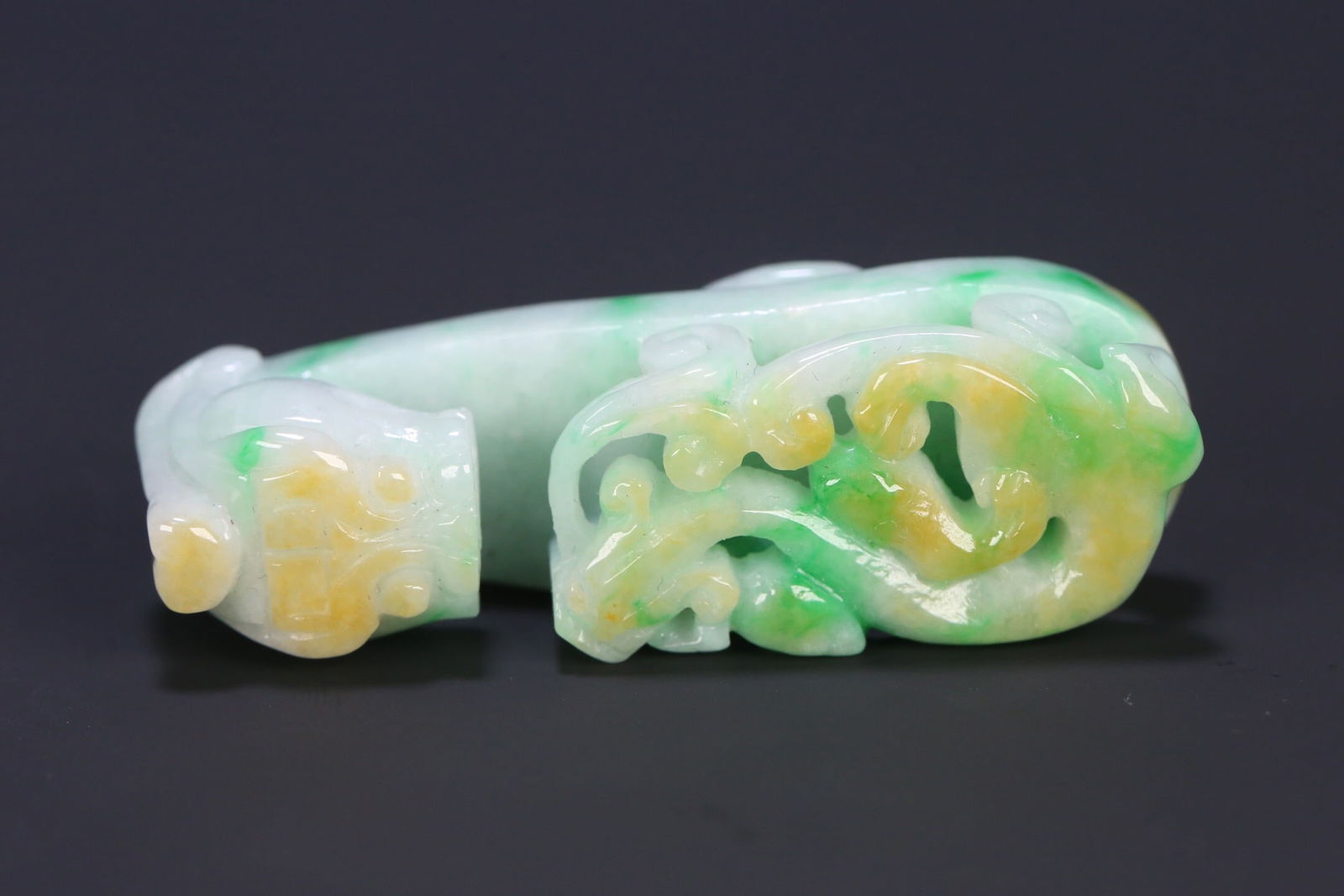 Jadeite Belt Hook: 5.3*1.6/24.8g