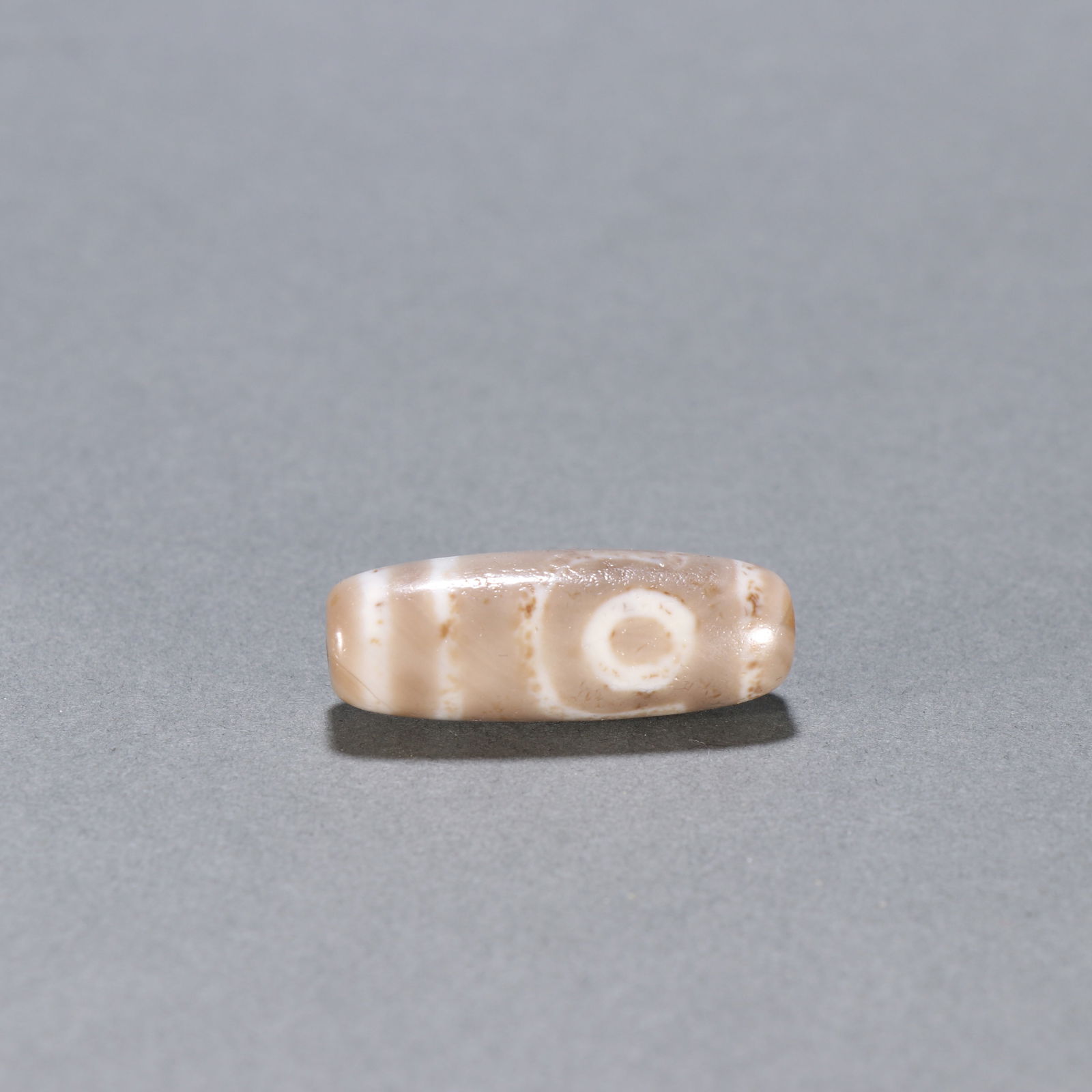 Two-eyed dzi bead from the Qing Dynasty (1 of 4)