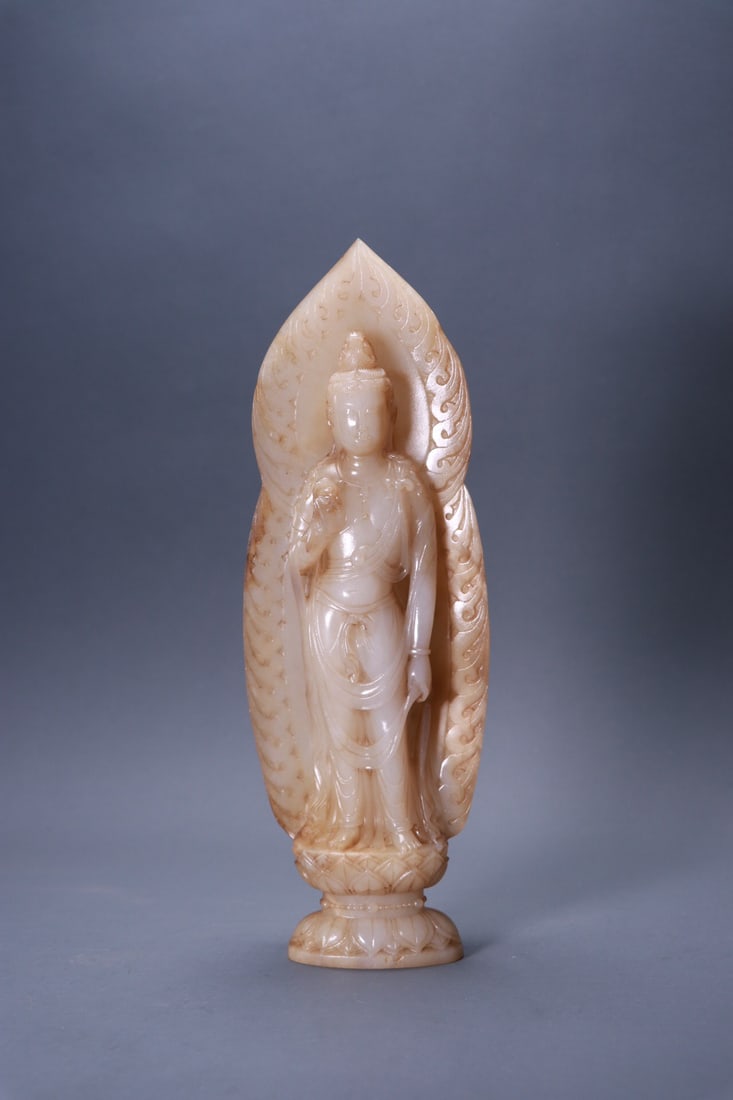 Hetian Jade Buddha Statue (1 of 3)