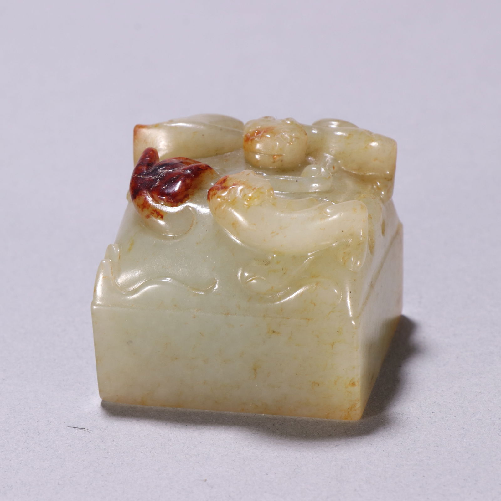 Hetian jade seed material seal (1 of 4)
