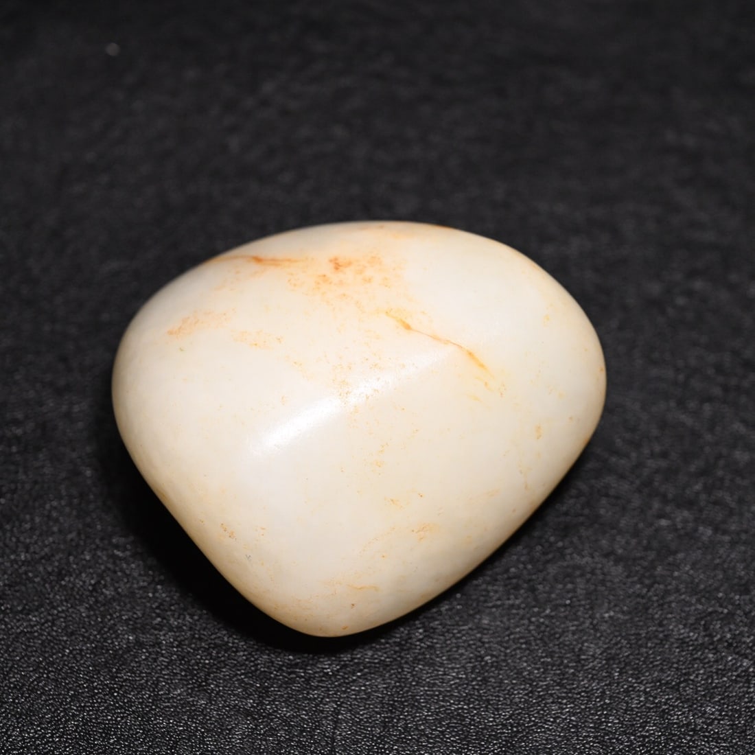 Red-Skinned Hetian Jade Pebble Raw Stone (1 of 2)