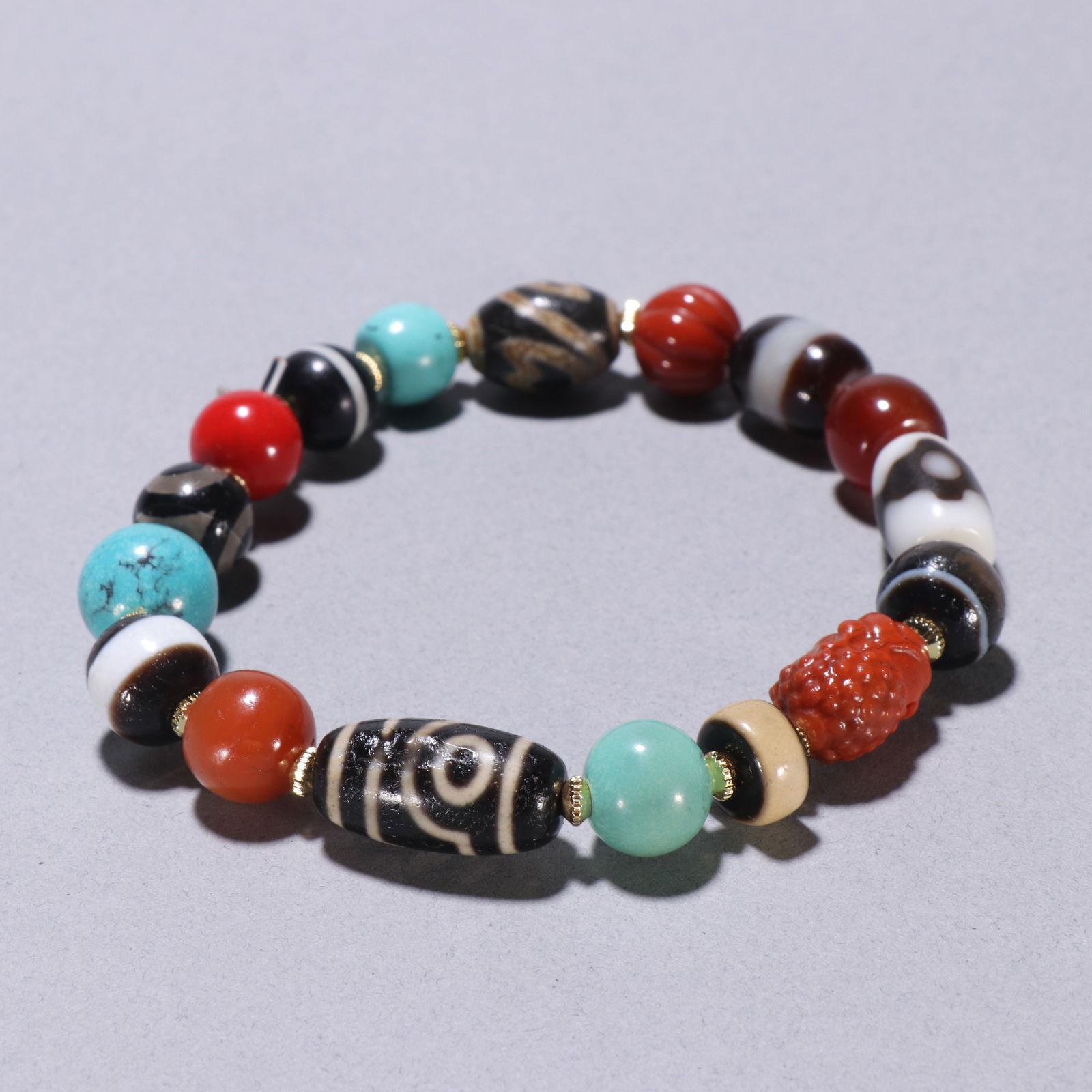 Multi-gemstone bracelet (1 of 1)