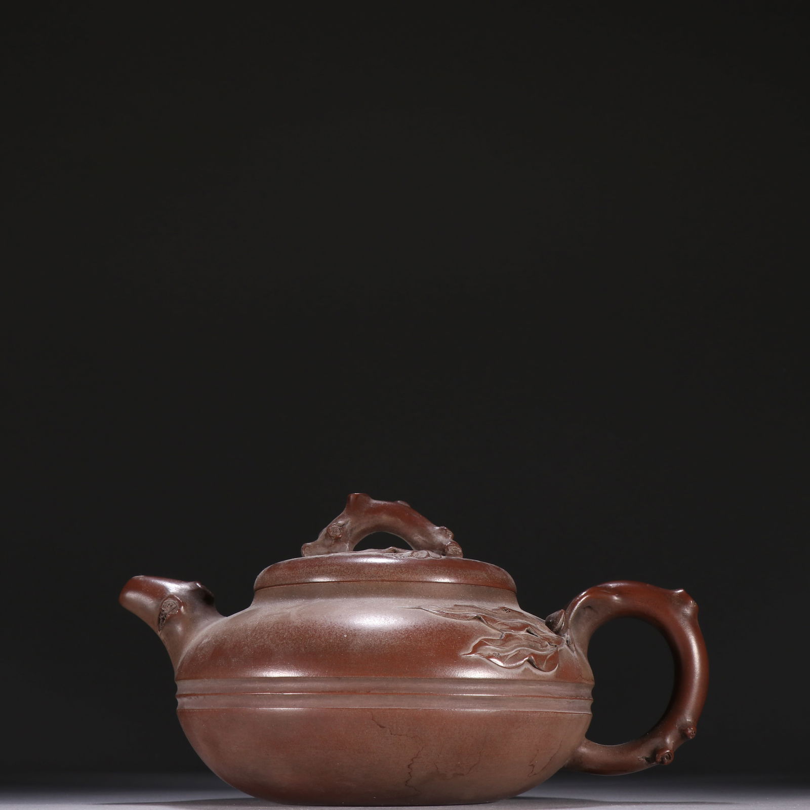 Wu Yungen -mark purple clay teapot: 1 0.6*19.3