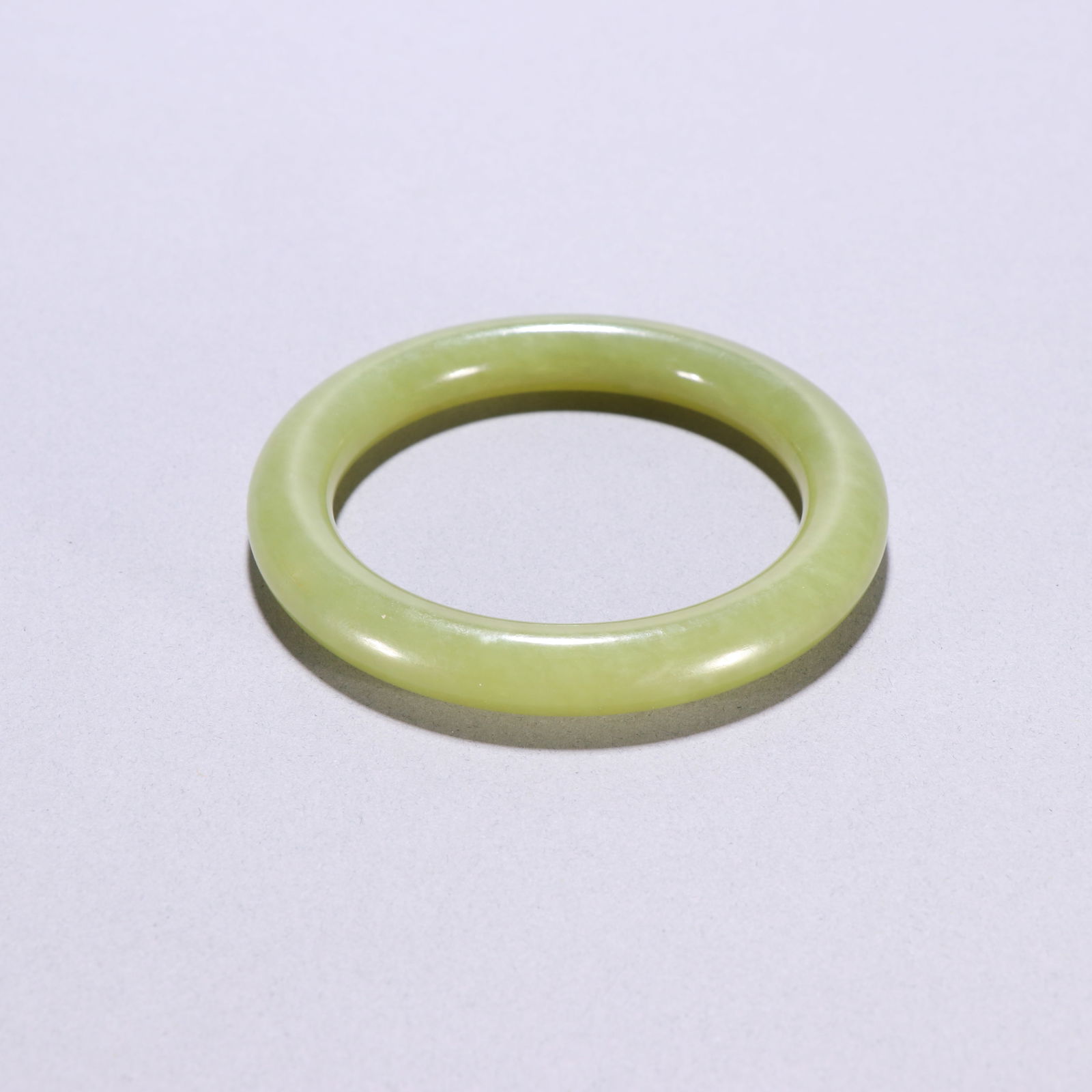 Qing Dynasty Hetian Yellow Jade Bracelet (1 of 1)