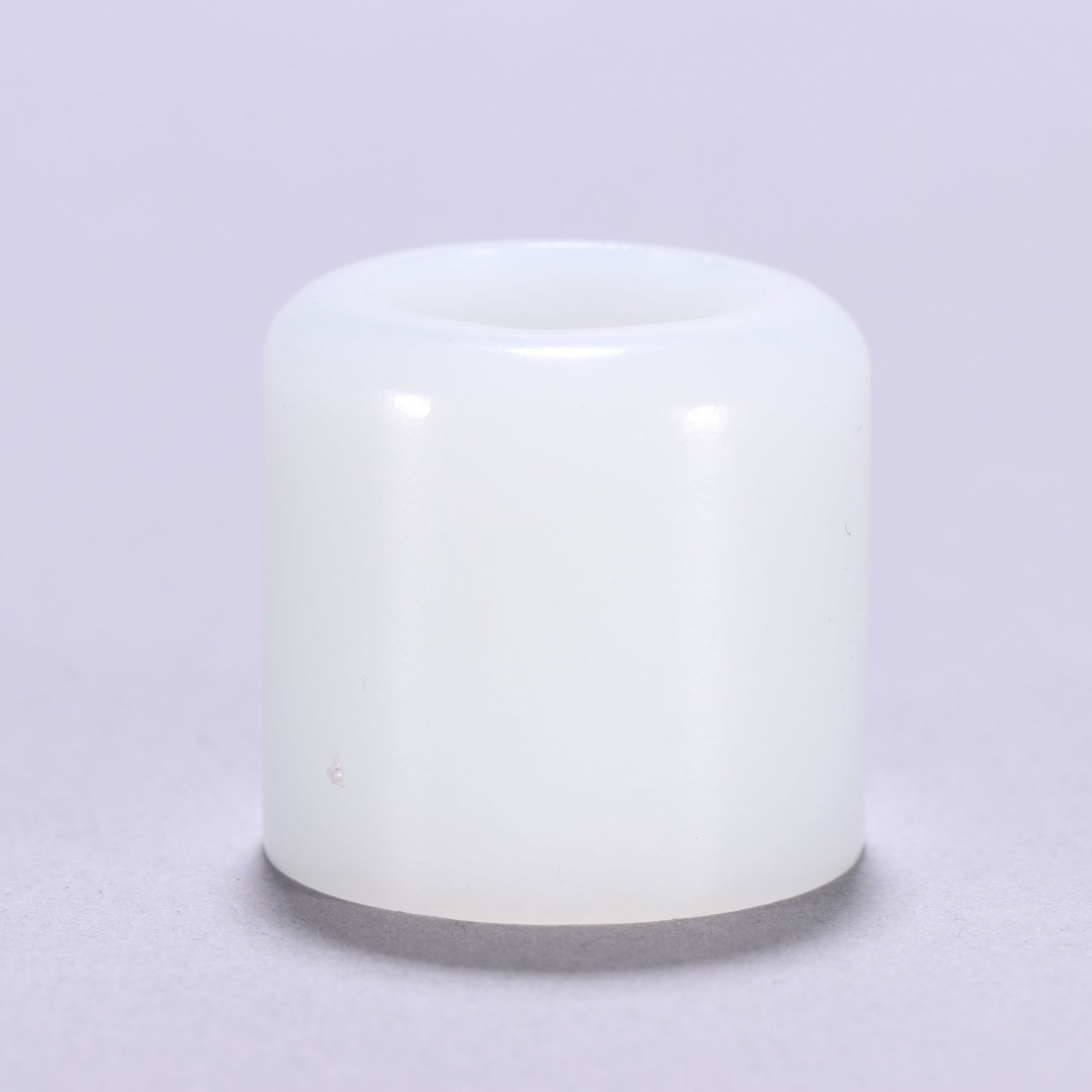 Qing Dynasty Hetian Jade Thumb Ring: 2.2*3.2/50g