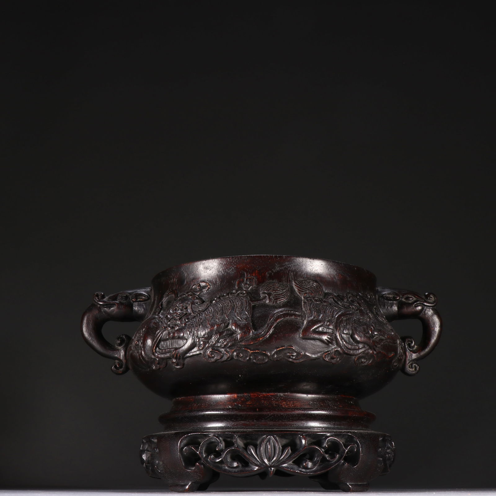 Qing Dynasty Agarwood Incense Burner (1 of 4)