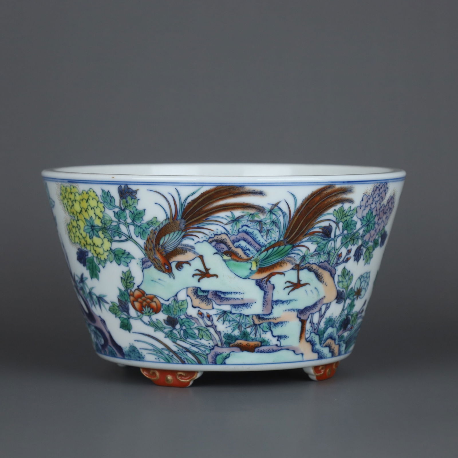 Yongzheng--mark Doucai Brush Washer: 2 0.6*11.5