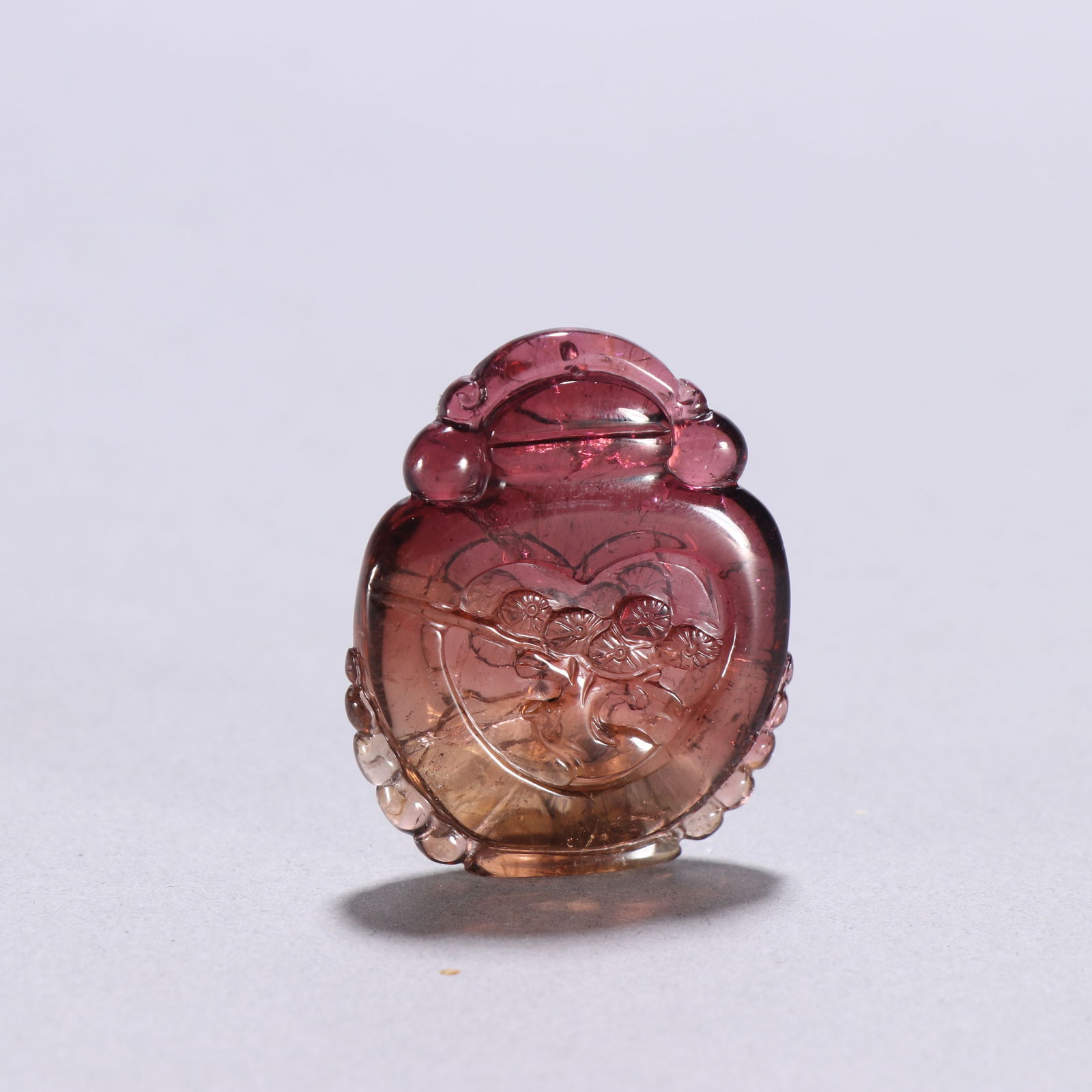 Qing Dynasty Tourmaline Pendant (1 of 2)