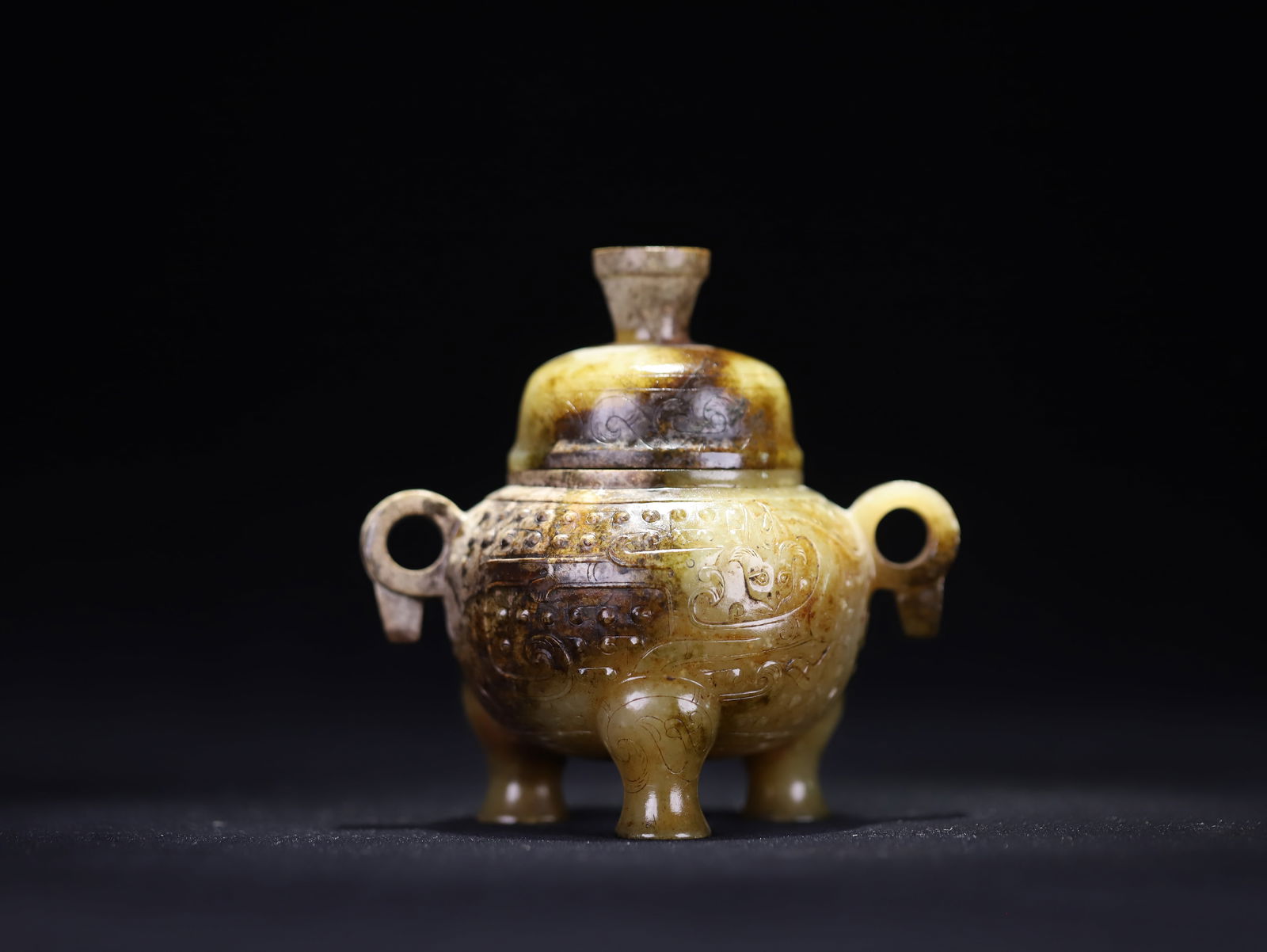 Warring States and Han Dynasty Jade Covered Incense Burner (1 of 5)