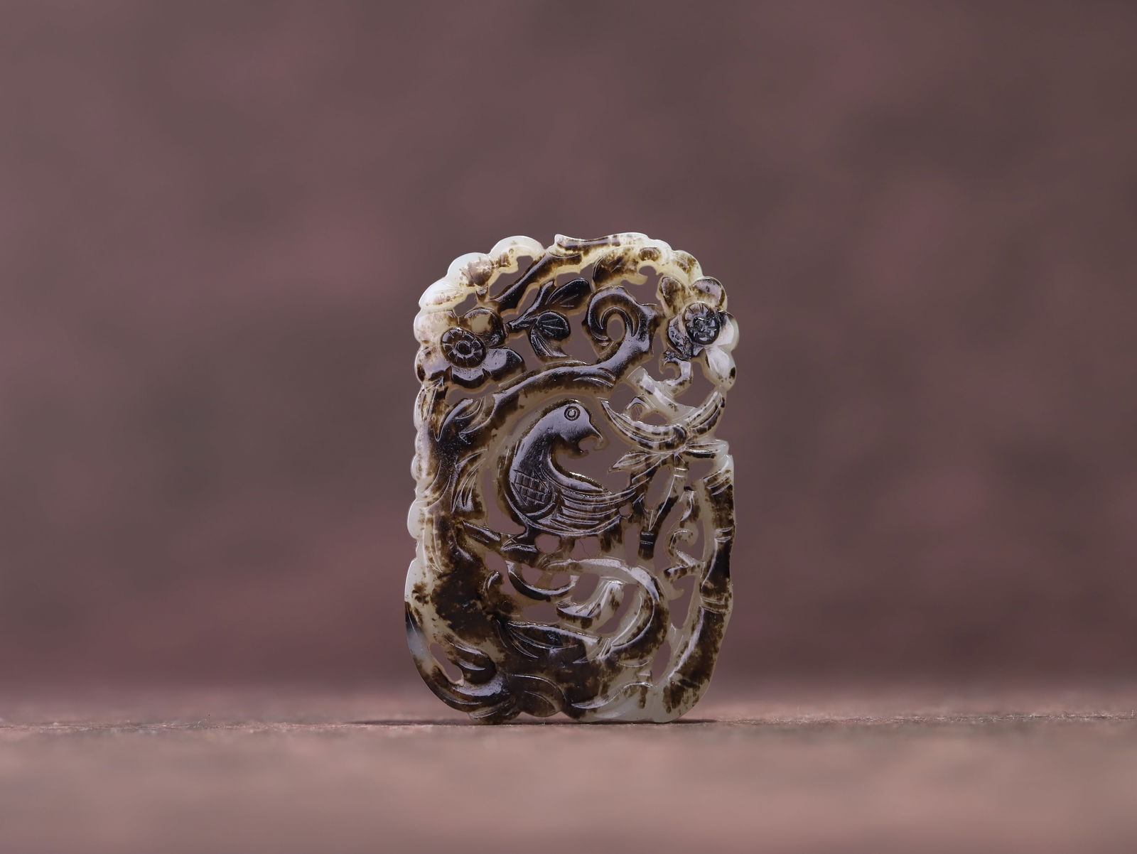 Qing Dynasty Hetian Jade Seed Material Plaque (1 of 2)