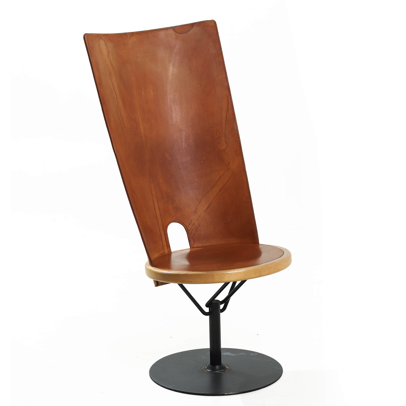 BÖRJE LINDAU FOR BLÅ STATION, "HÖVDING" CHAIR, 1986 (1 of 6)